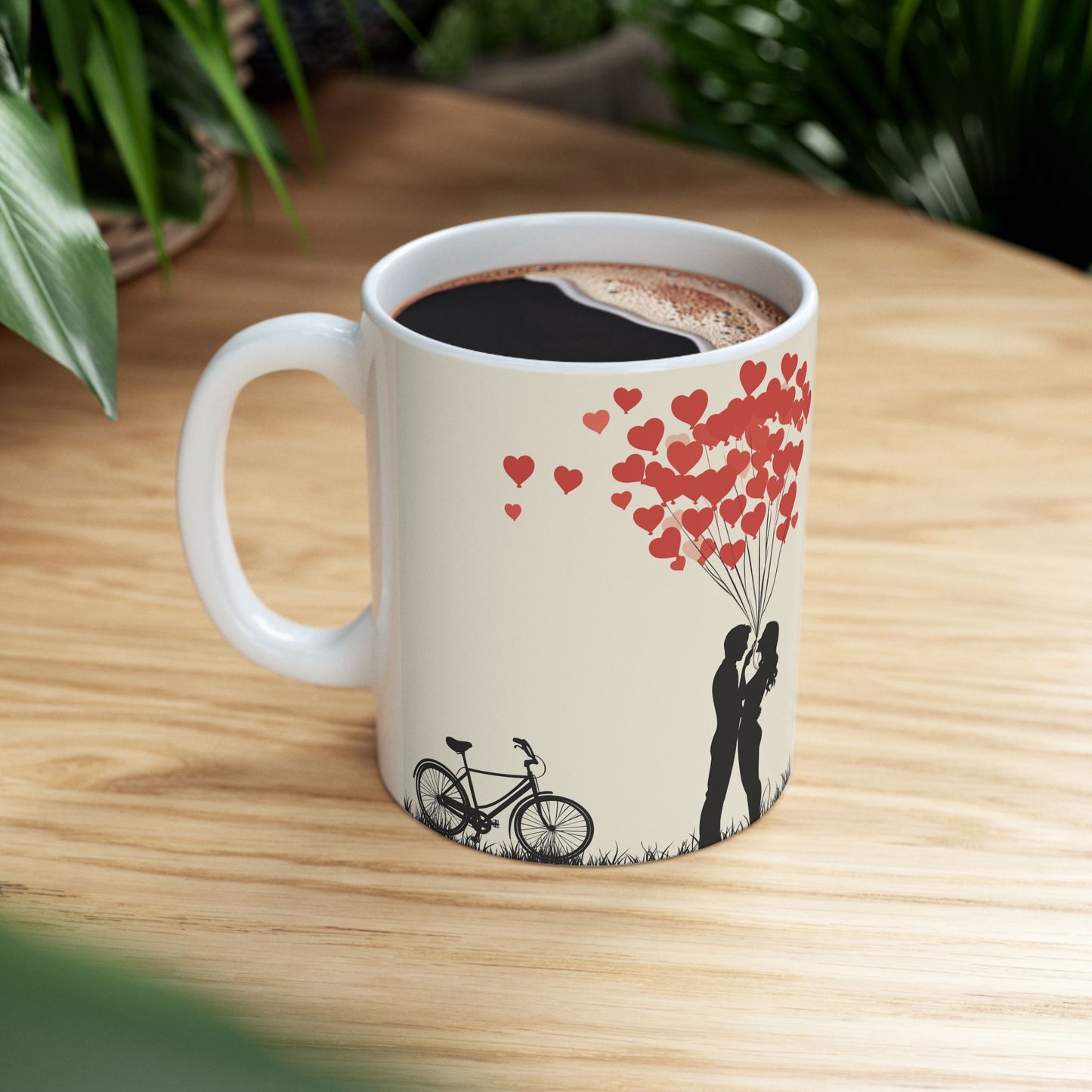 Romantic Love Balloon Mug - Perfect for Couples | 11oz & 15oz
