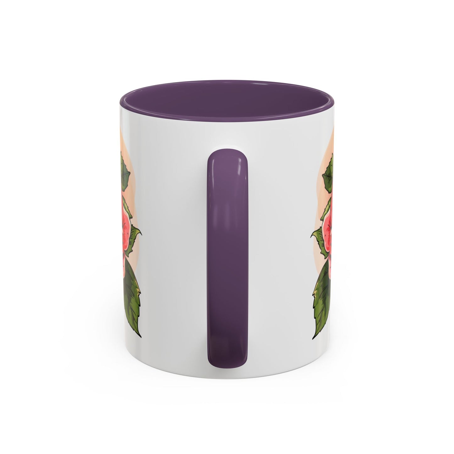 Elegant Floral Accent Coffee Mug - Perfect Gift for Garden Lovers