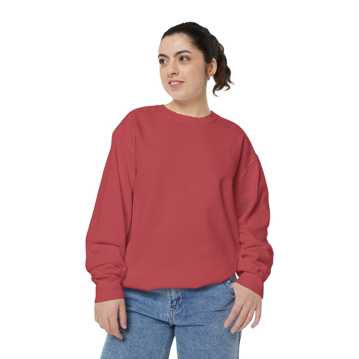 Butterfly Design Unisex Garment-Dyed Sweatshirt - Butterfly Sweatshirt