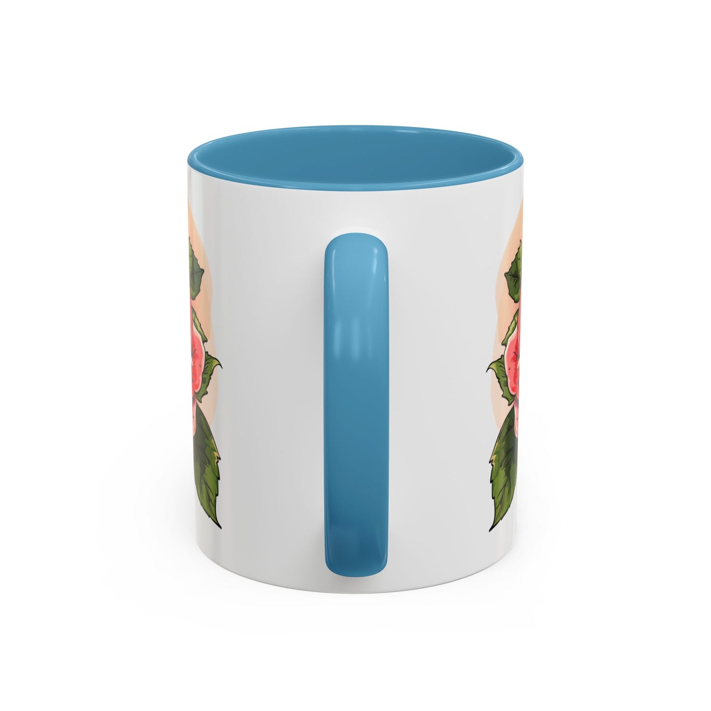Elegant Floral Accent Coffee Mug - Perfect Gift for Garden Lovers