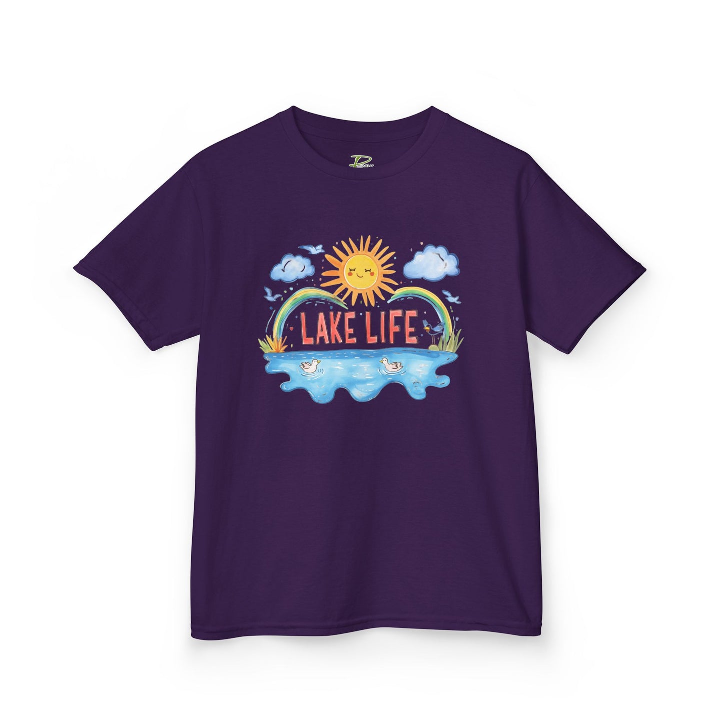 Kids Lake Life Tee - Fun and Playful Summer Shirt for Outdoor Adventures