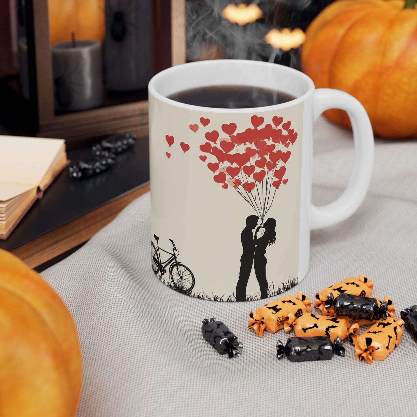 Romantic Love Balloon Mug - Perfect for Couples | 11oz & 15oz