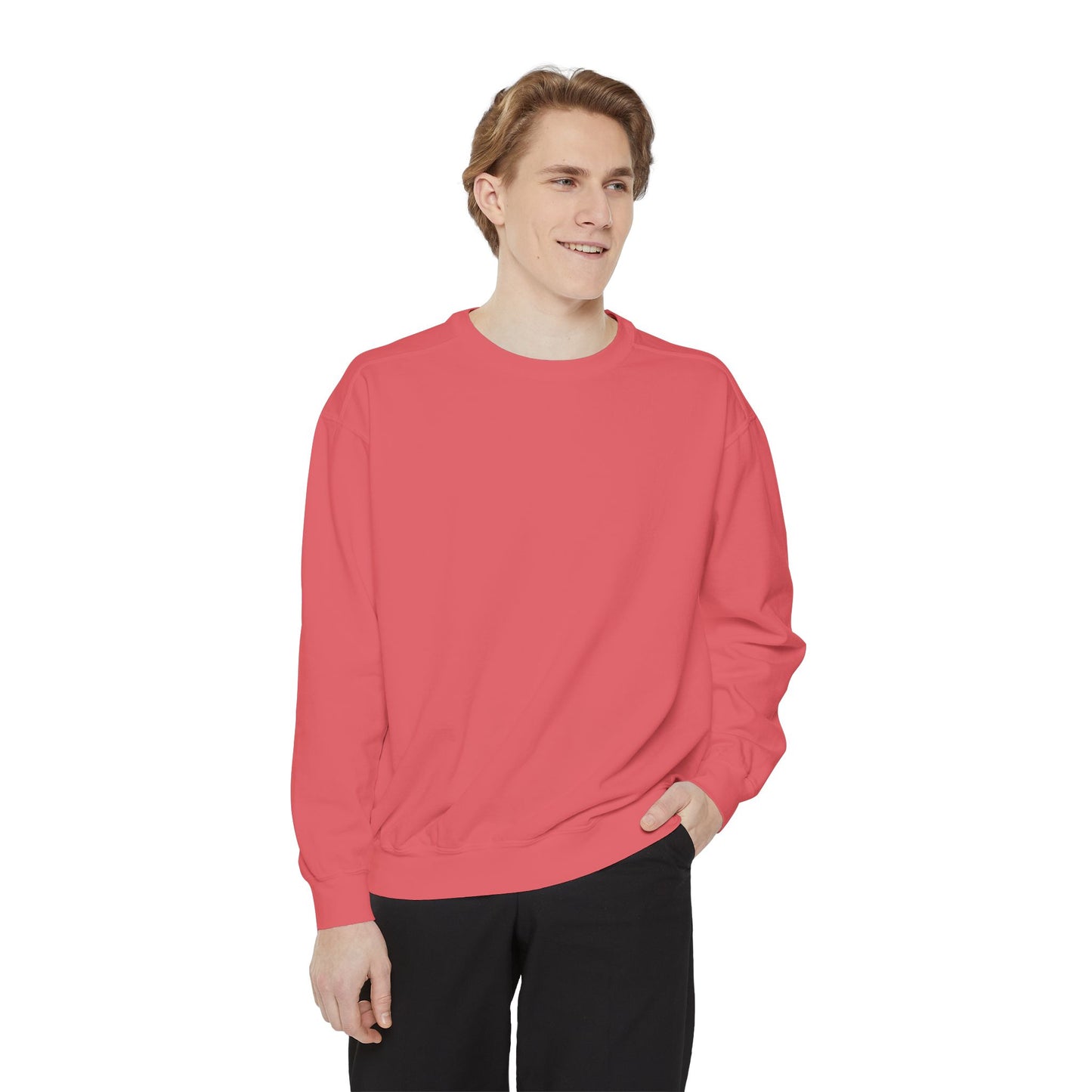 Butterfly Design Unisex Garment-Dyed Sweatshirt - Butterfly Sweatshirt