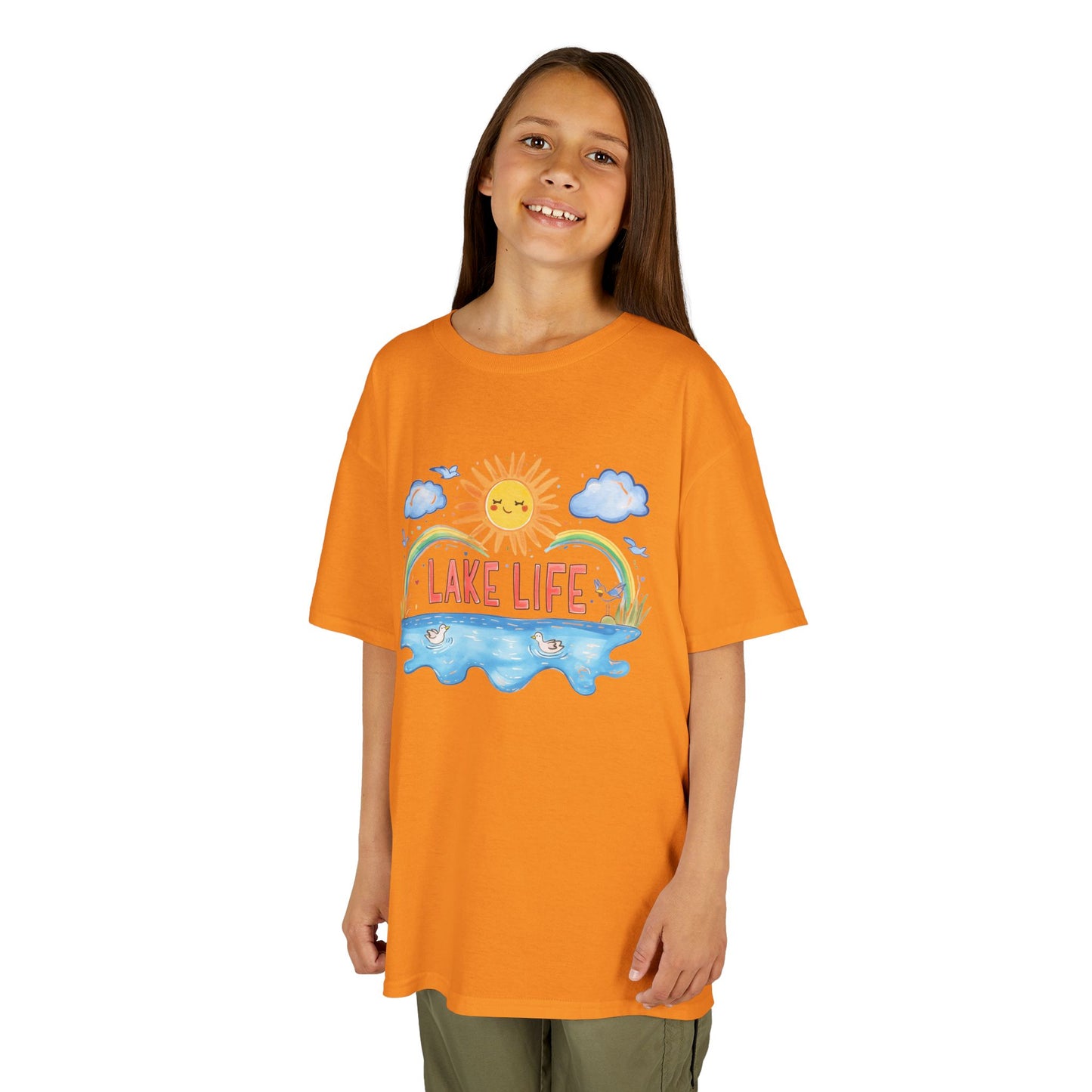 Kids Lake Life Tee - Fun and Playful Summer Shirt for Outdoor Adventures