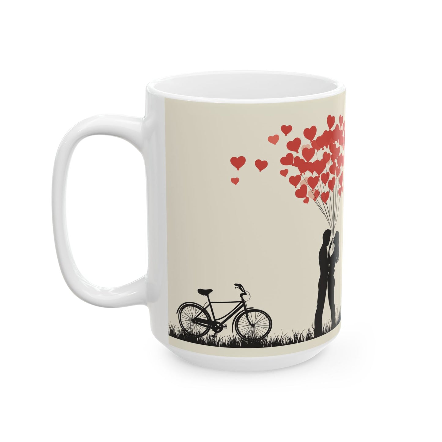 Romantic Love Balloon Mug - Perfect for Couples | 11oz & 15oz