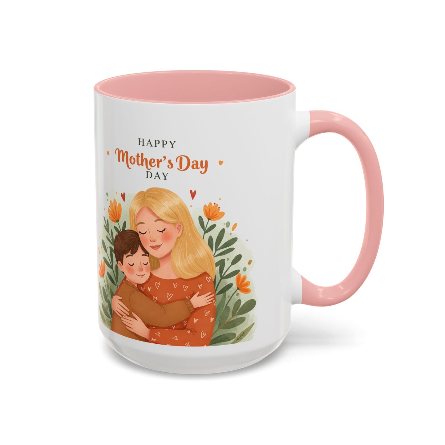 Happy Mother's Day Accent Coffee Mug - 11/15oz Gift for Moms