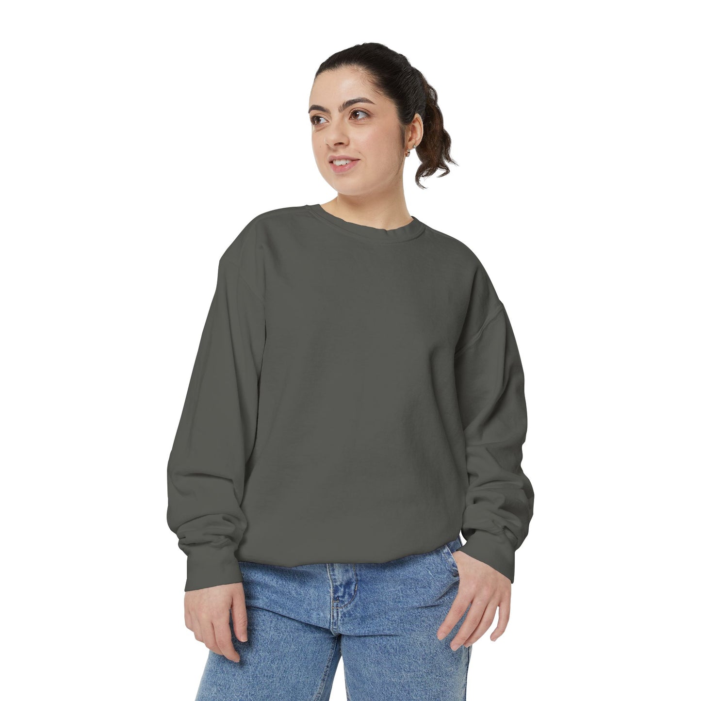 Butterfly Design Unisex Garment-Dyed Sweatshirt - Butterfly Sweatshirt