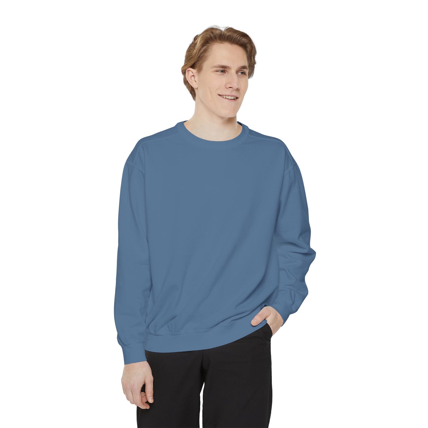 Butterfly Design Unisex Garment-Dyed Sweatshirt - Butterfly Sweatshirt