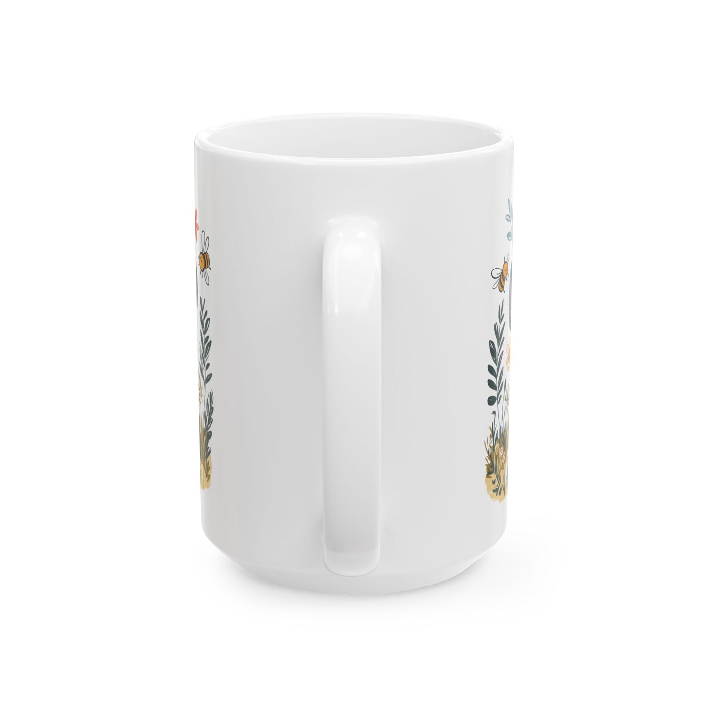 Camp Life Ceramic Mug - Nature-Inspired Coffee Cup for Outdoor Enthusiasts