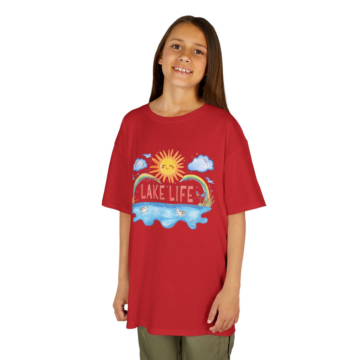 Kids Lake Life Tee - Fun and Playful Summer Shirt for Outdoor Adventures