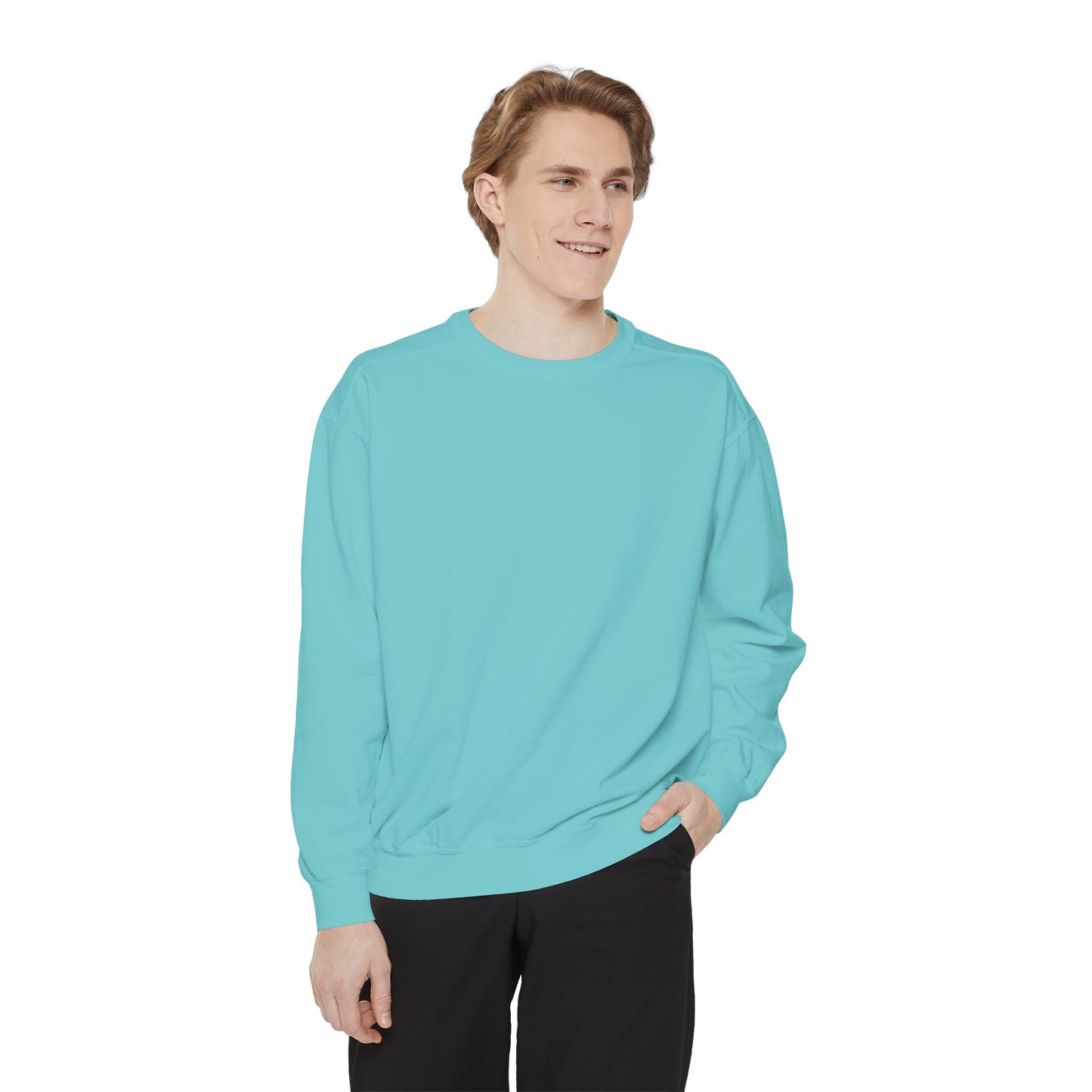 Butterfly Design Unisex Garment-Dyed Sweatshirt - Butterfly Sweatshirt