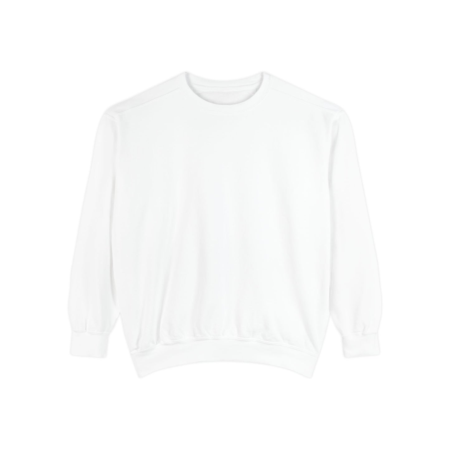 Butterfly Design Unisex Garment-Dyed Sweatshirt - Butterfly Sweatshirt