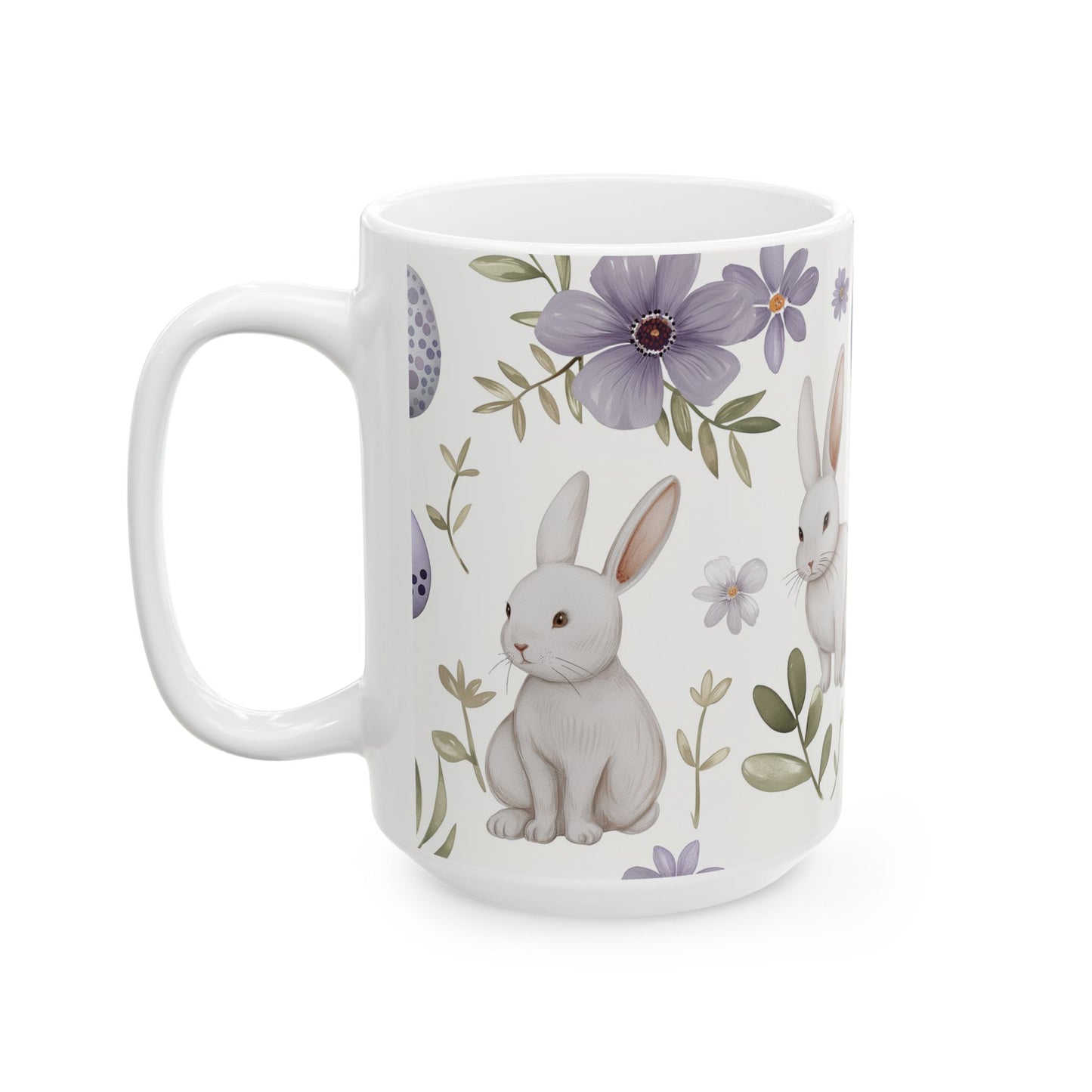Easter Bunny Ceramic Mug - Ceramic Mug, (11oz, 15oz) - Easter Gift