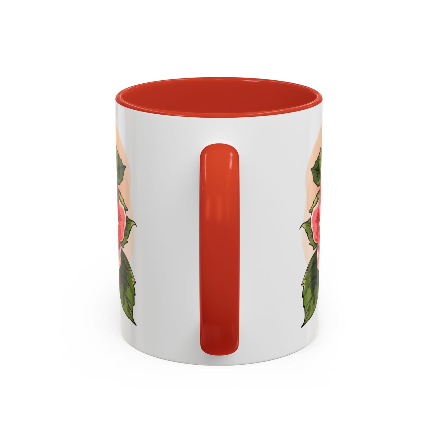 Elegant Floral Accent Coffee Mug - Perfect Gift for Garden Lovers