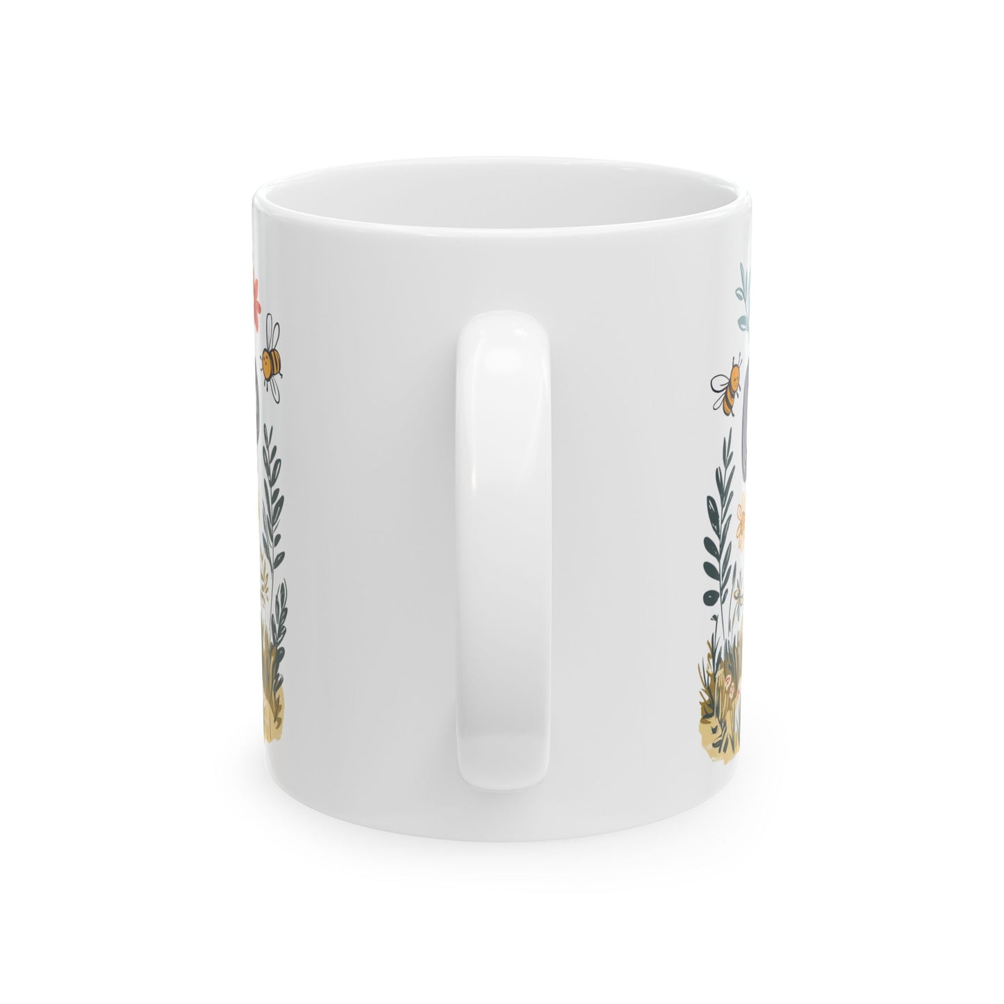 Camp Life Ceramic Mug - Nature-Inspired Coffee Cup for Outdoor Enthusiasts
