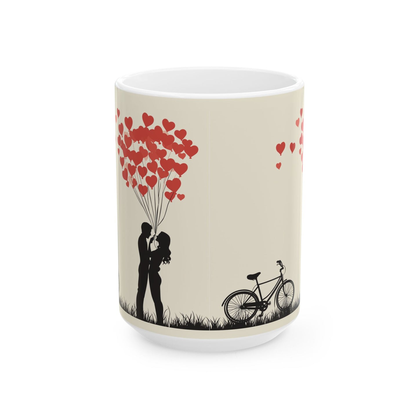 Romantic Love Balloon Mug - Perfect for Couples | 11oz & 15oz