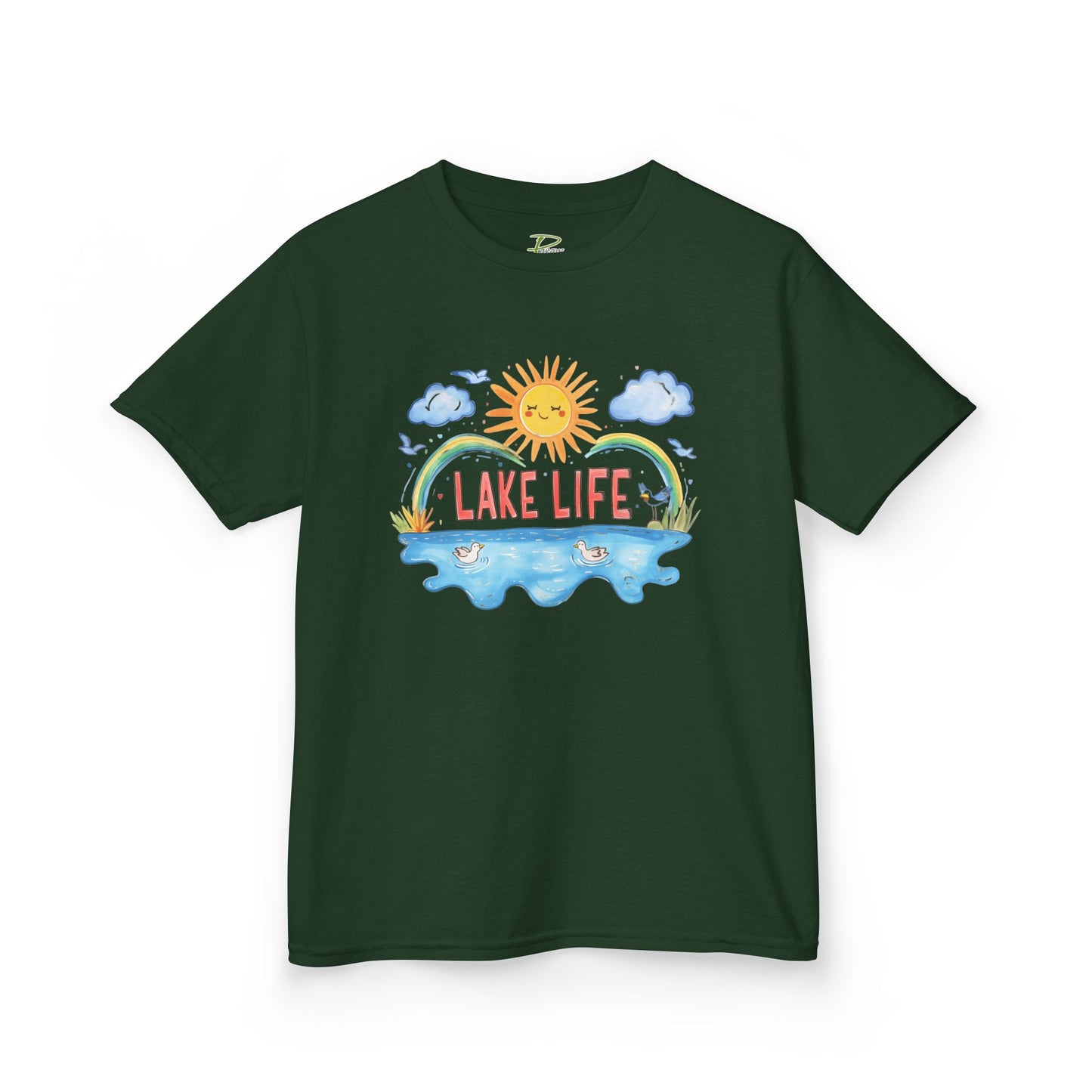 Kids Lake Life Tee - Fun and Playful Summer Shirt for Outdoor Adventures