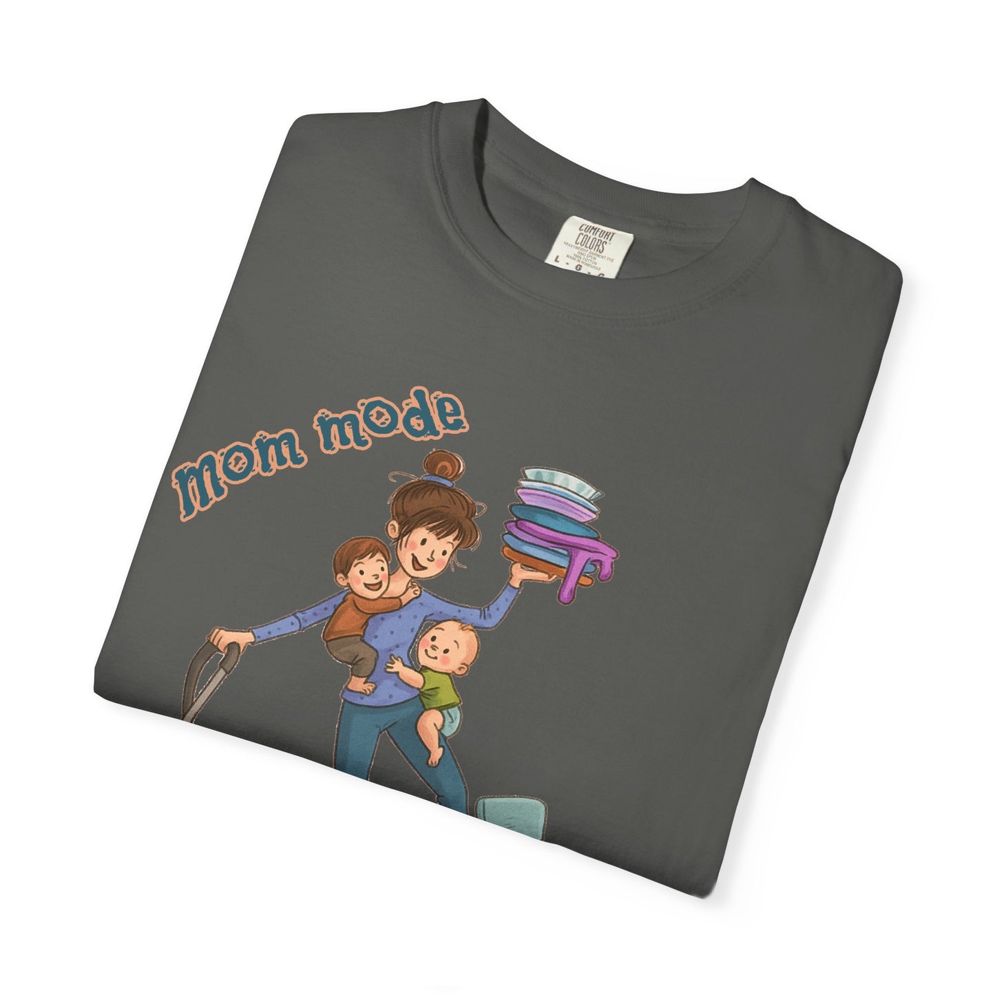 Funny Mom Life T-Shirt - "Mom Mode Always On" - Gift for mom - Birthday Gift - Mother's Day Gift