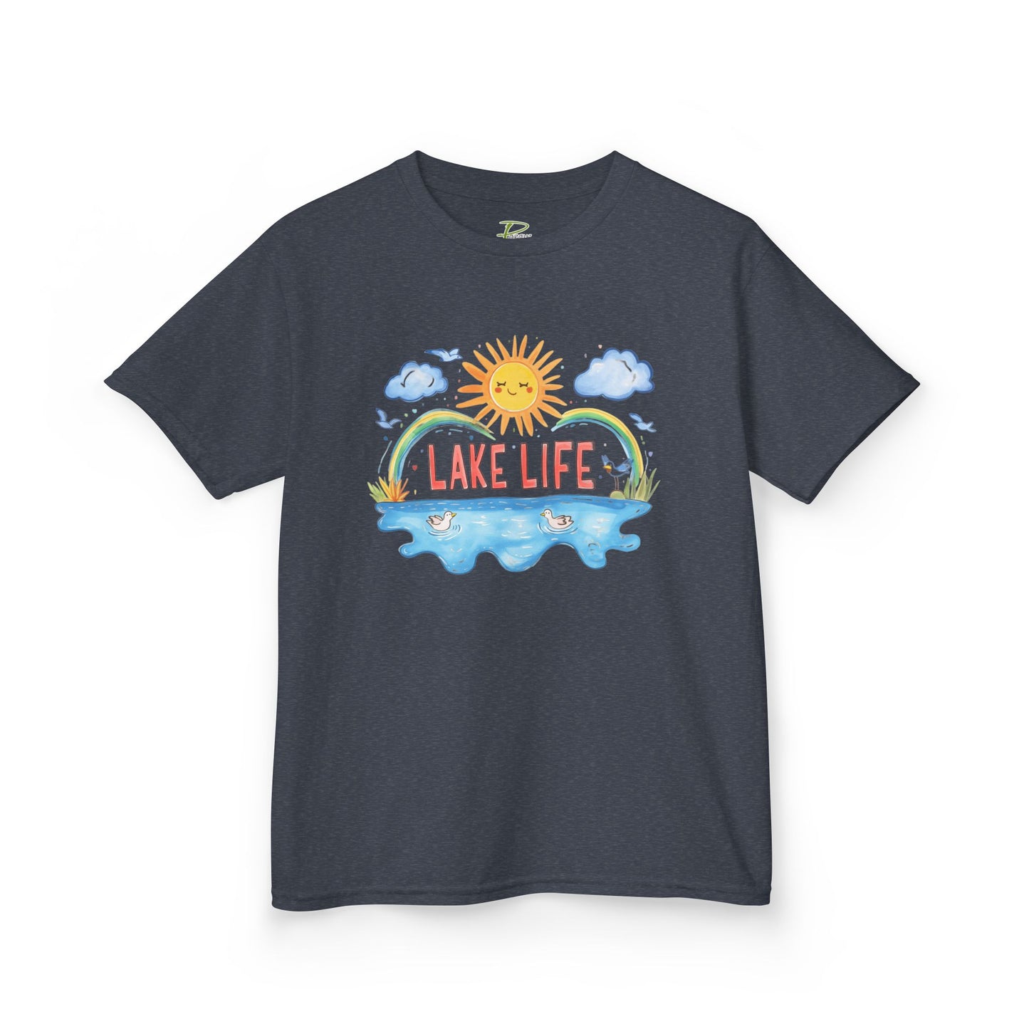 Kids Lake Life Tee - Fun and Playful Summer Shirt for Outdoor Adventures