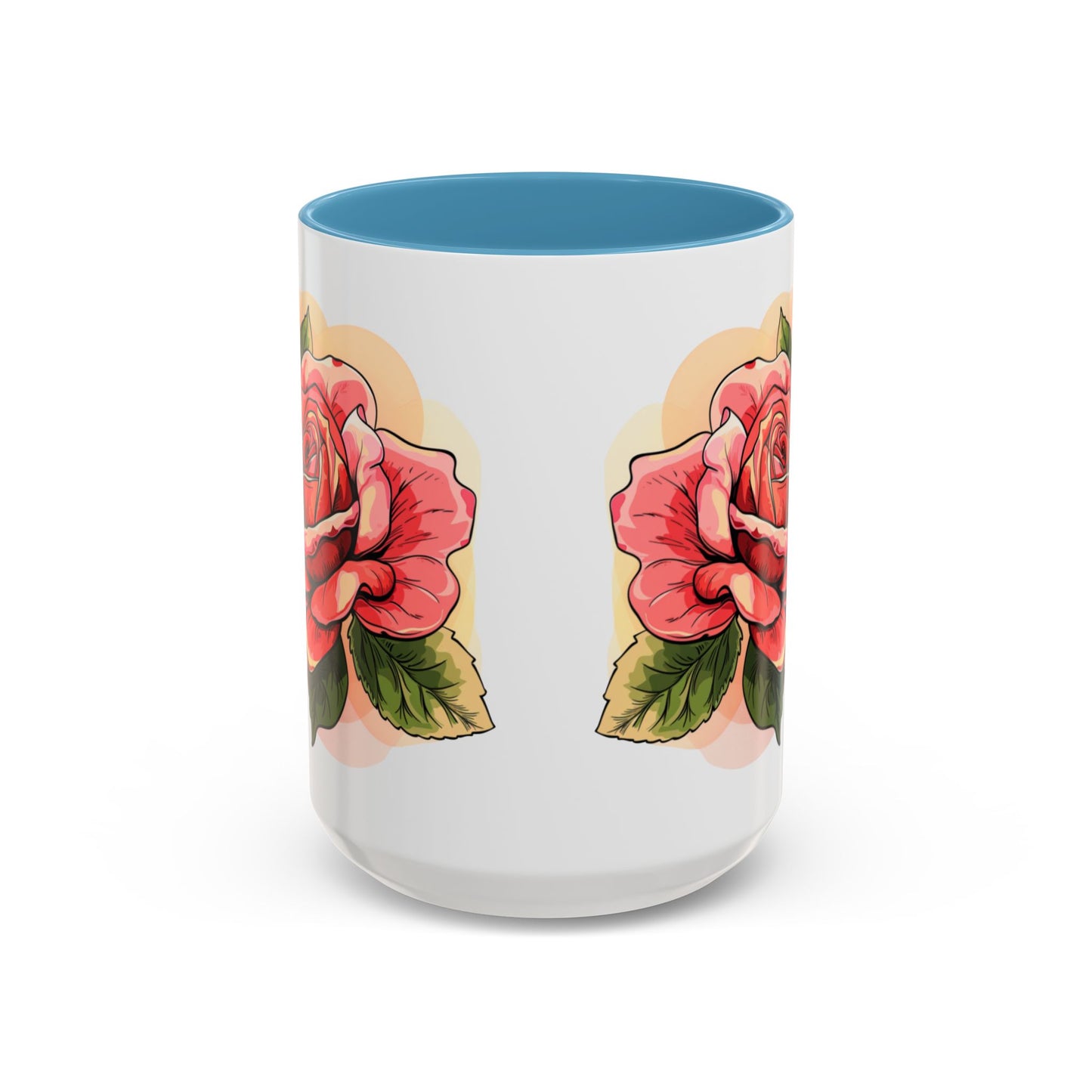 Elegant Floral Accent Coffee Mug - Perfect Gift for Garden Lovers
