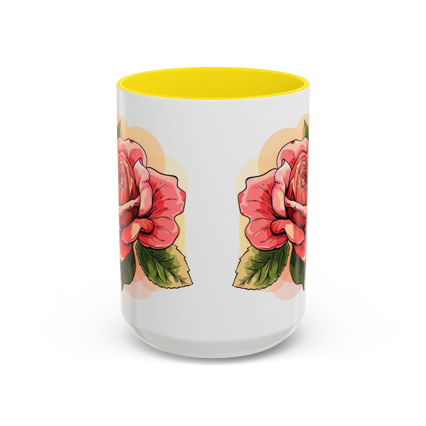 Elegant Floral Accent Coffee Mug - Perfect Gift for Garden Lovers