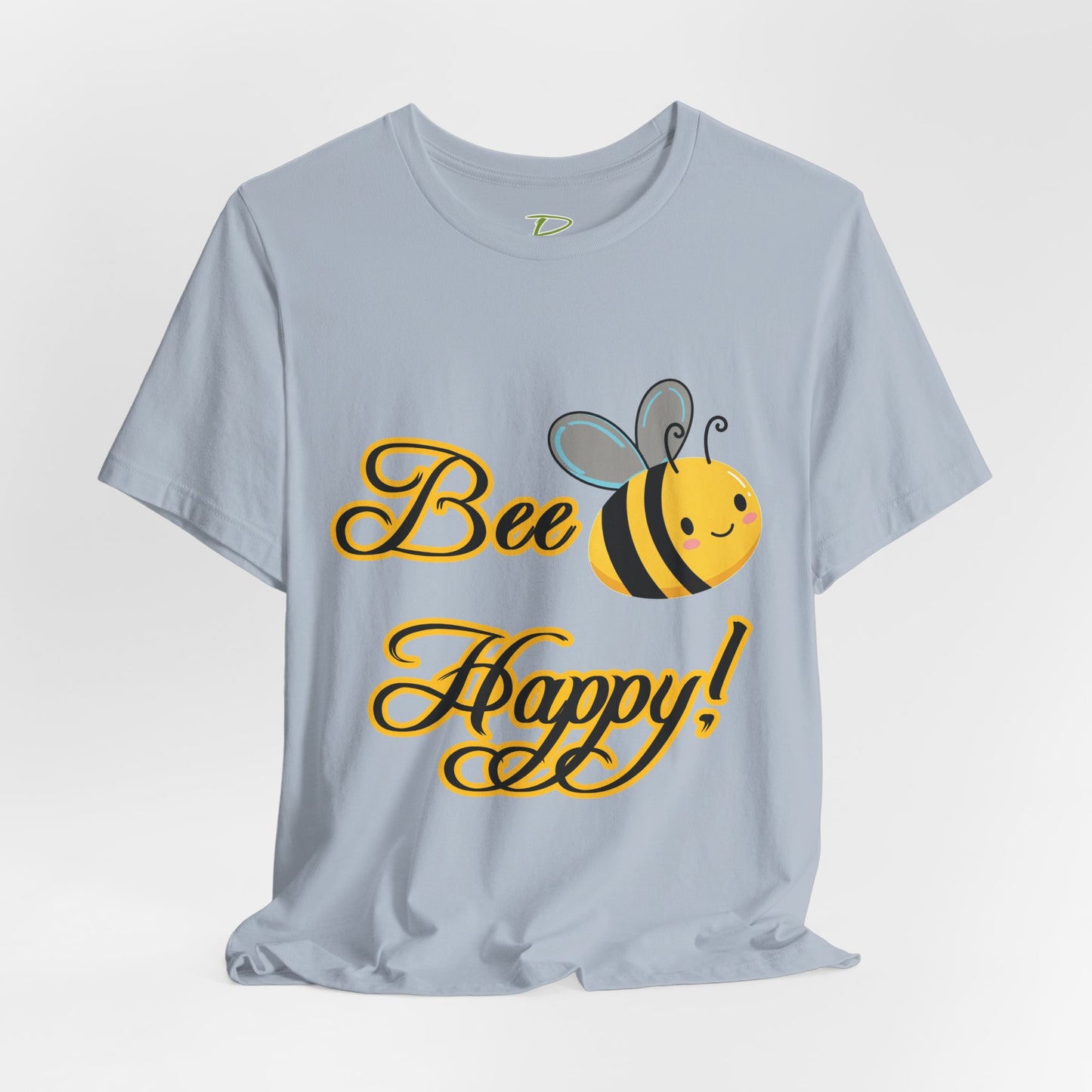 Bee Happy Unisex Jersey Tee - Cheerful Graphic T-Shirt for Positive Vibes