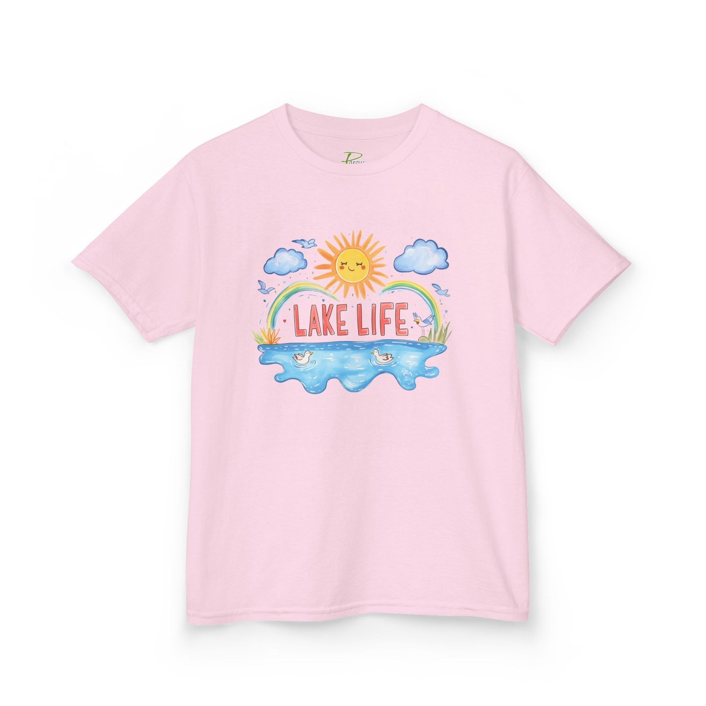 Kids Lake Life Tee - Fun and Playful Summer Shirt for Outdoor Adventures