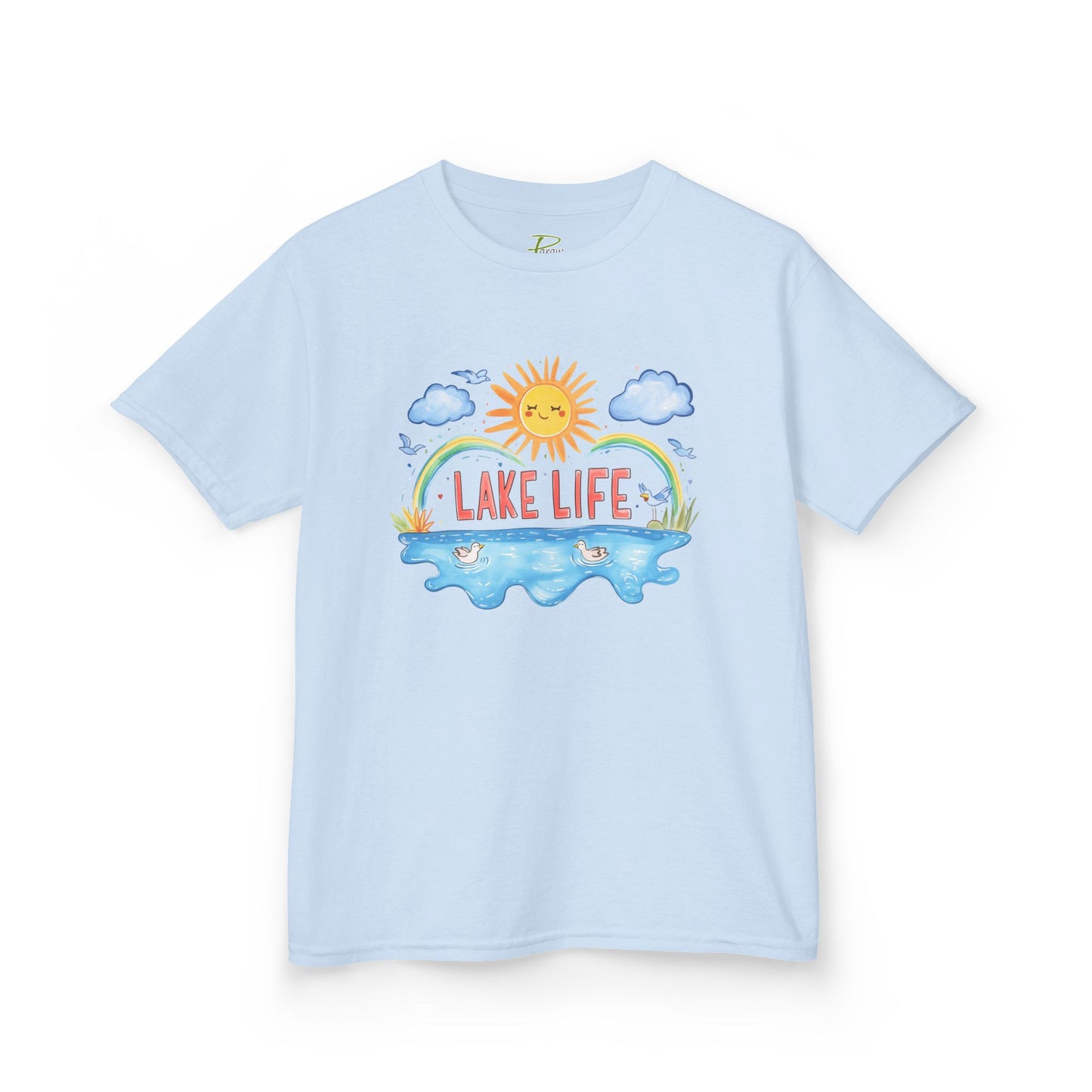 Kids Lake Life Tee - Fun and Playful Summer Shirt for Outdoor Adventures