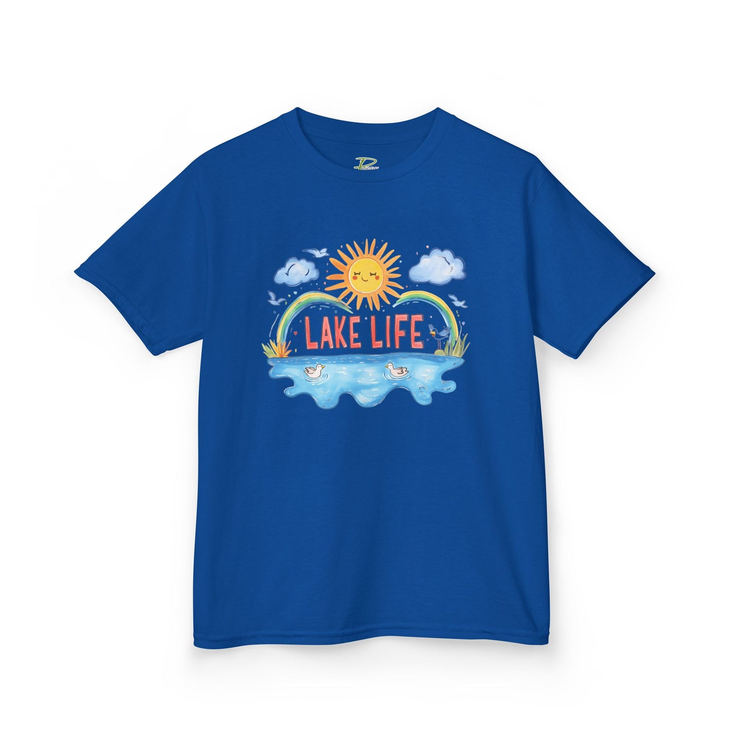 Kids Lake Life Tee - Fun and Playful Summer Shirt for Outdoor Adventures