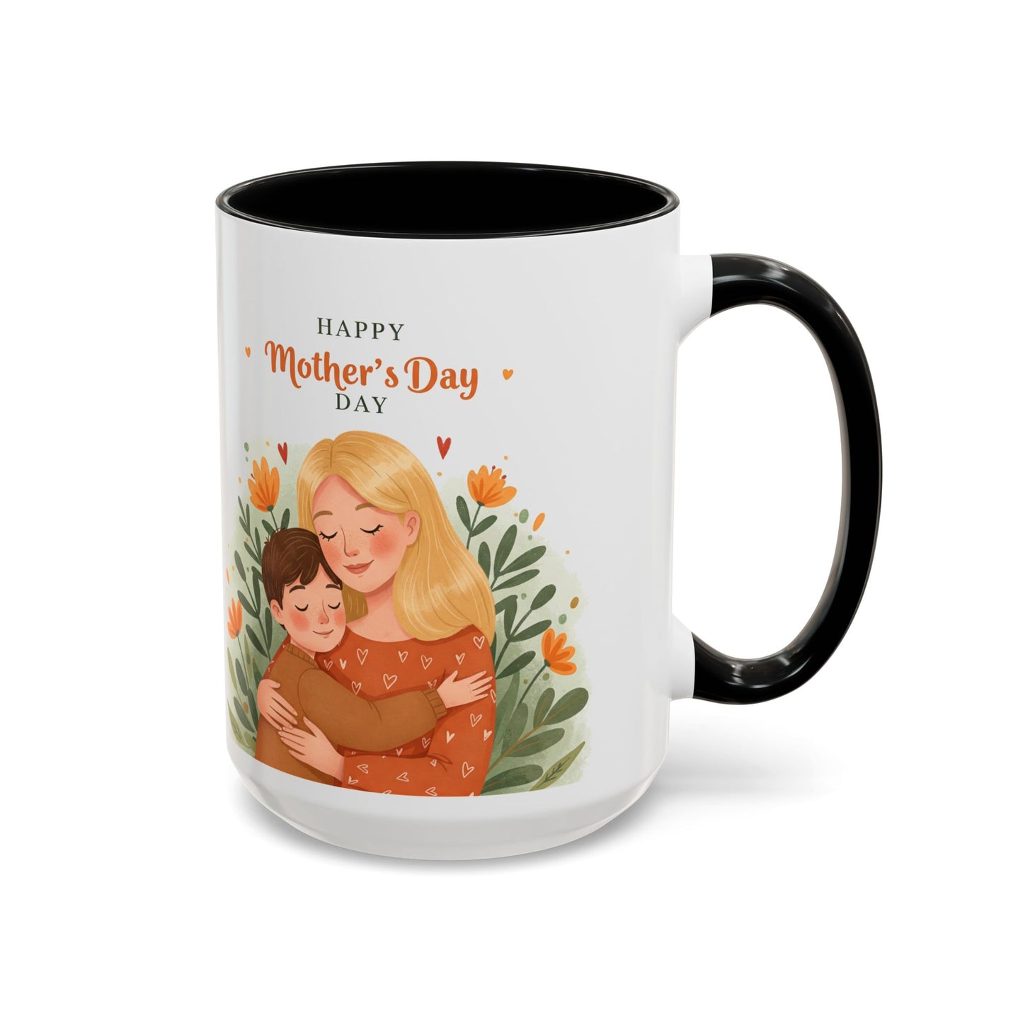 Happy Mother's Day Accent Coffee Mug - 11/15oz Gift for Moms