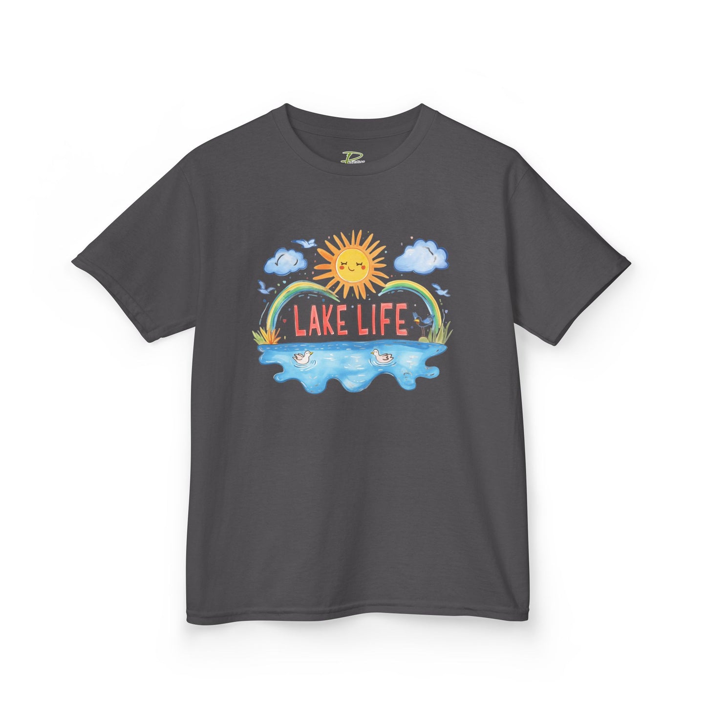 Kids Lake Life Tee - Fun and Playful Summer Shirt for Outdoor Adventures