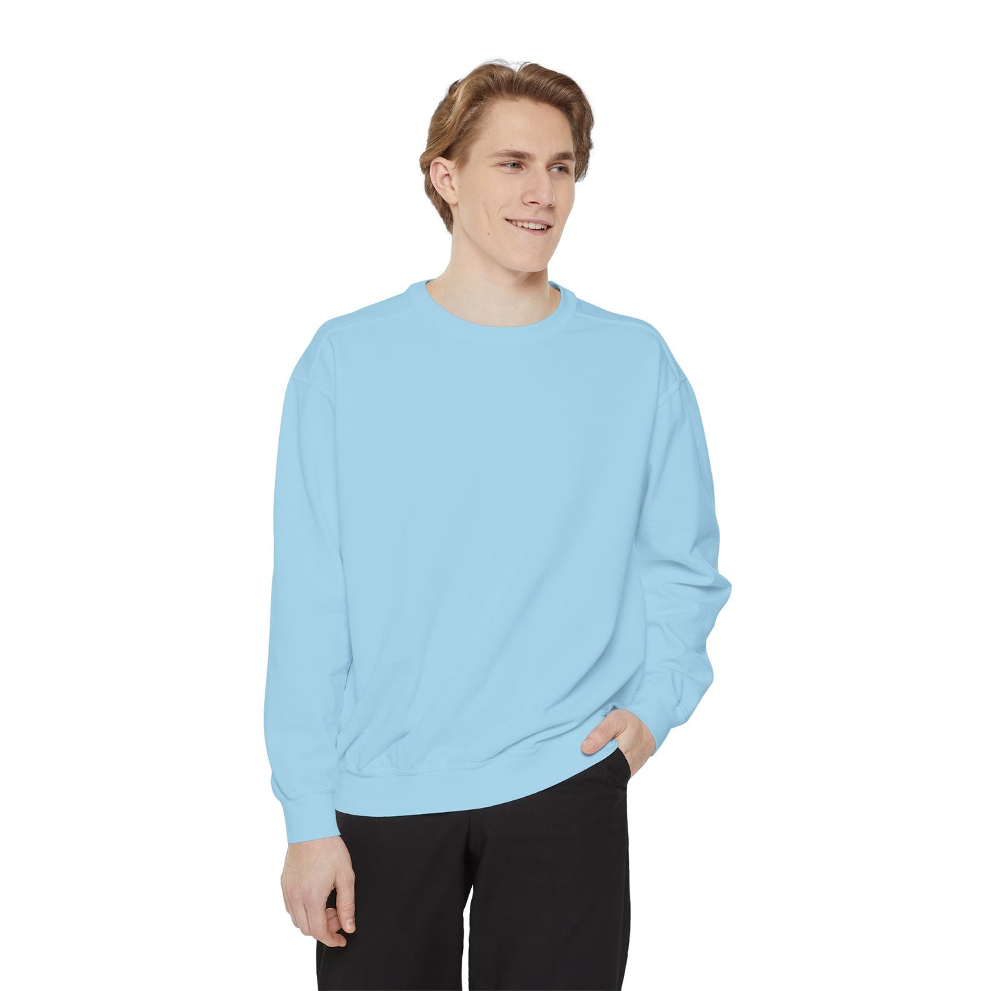 Butterfly Design Unisex Garment-Dyed Sweatshirt - Butterfly Sweatshirt