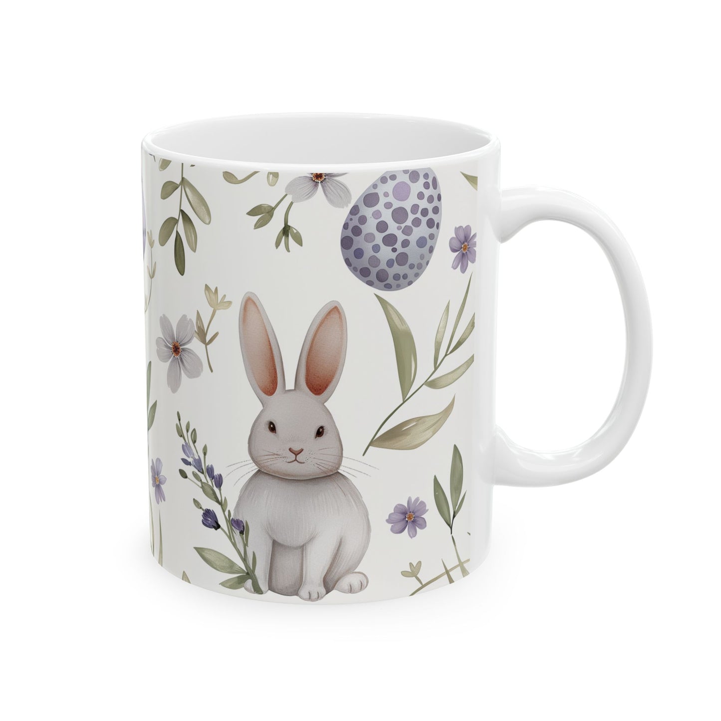 Easter Bunny Ceramic Mug - Ceramic Mug, (11oz, 15oz) - Easter Gift