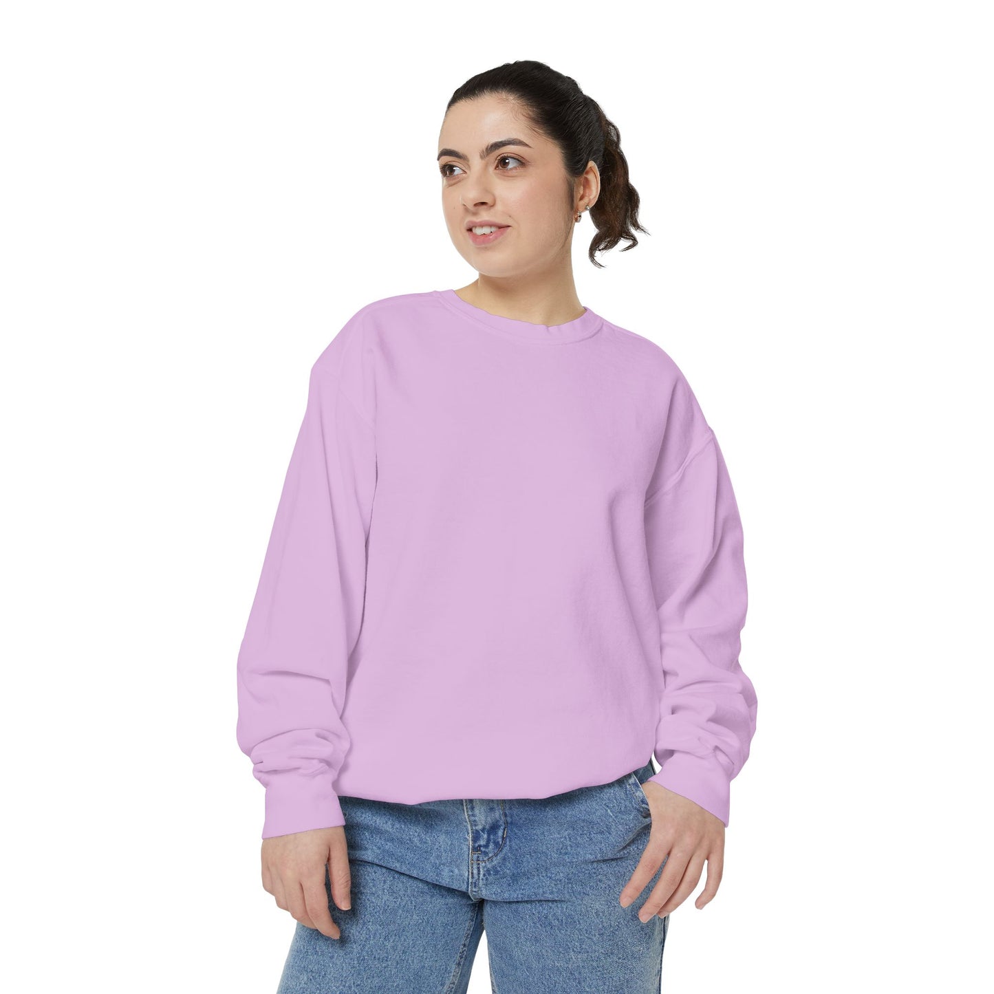 Butterfly Design Unisex Garment-Dyed Sweatshirt - Butterfly Sweatshirt