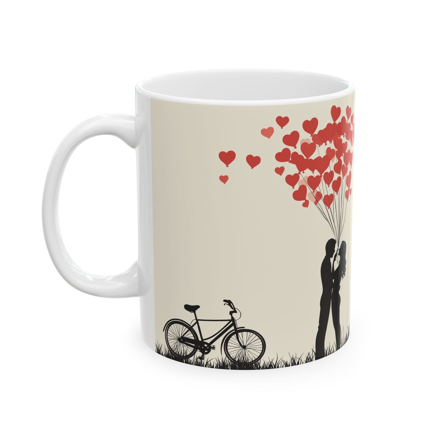 Romantic Love Balloon Mug - Perfect for Couples | 11oz & 15oz