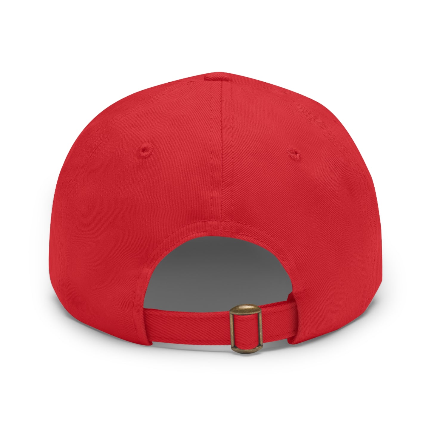 Lion Design Dad Hat with Leather Patch – Stylish Casual Hat for Animal Lovers