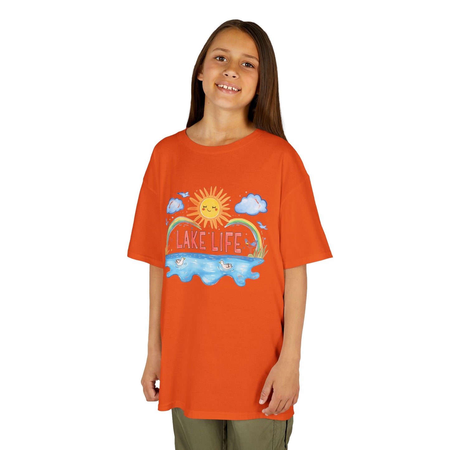 Kids Lake Life Tee - Fun and Playful Summer Shirt for Outdoor Adventures