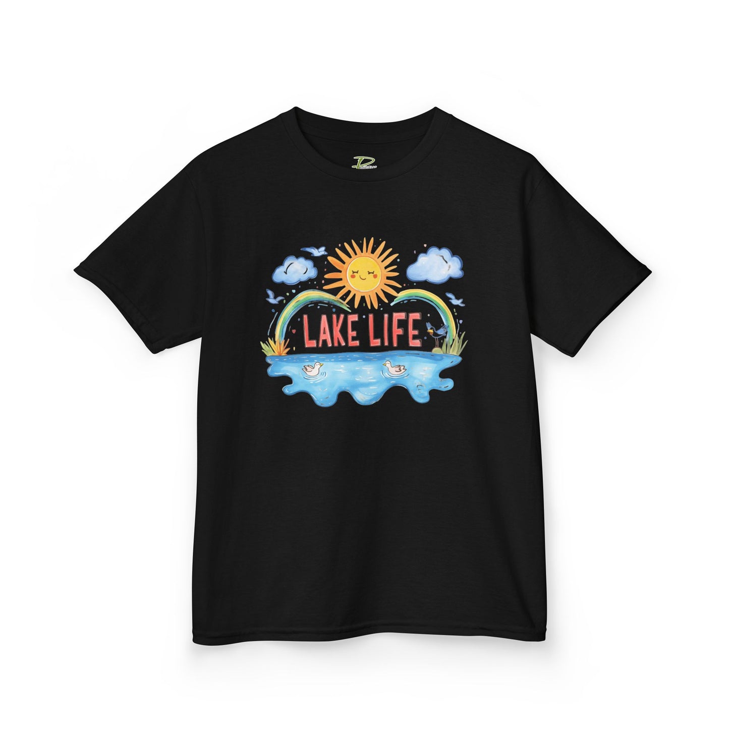 Kids Lake Life Tee - Fun and Playful Summer Shirt for Outdoor Adventures