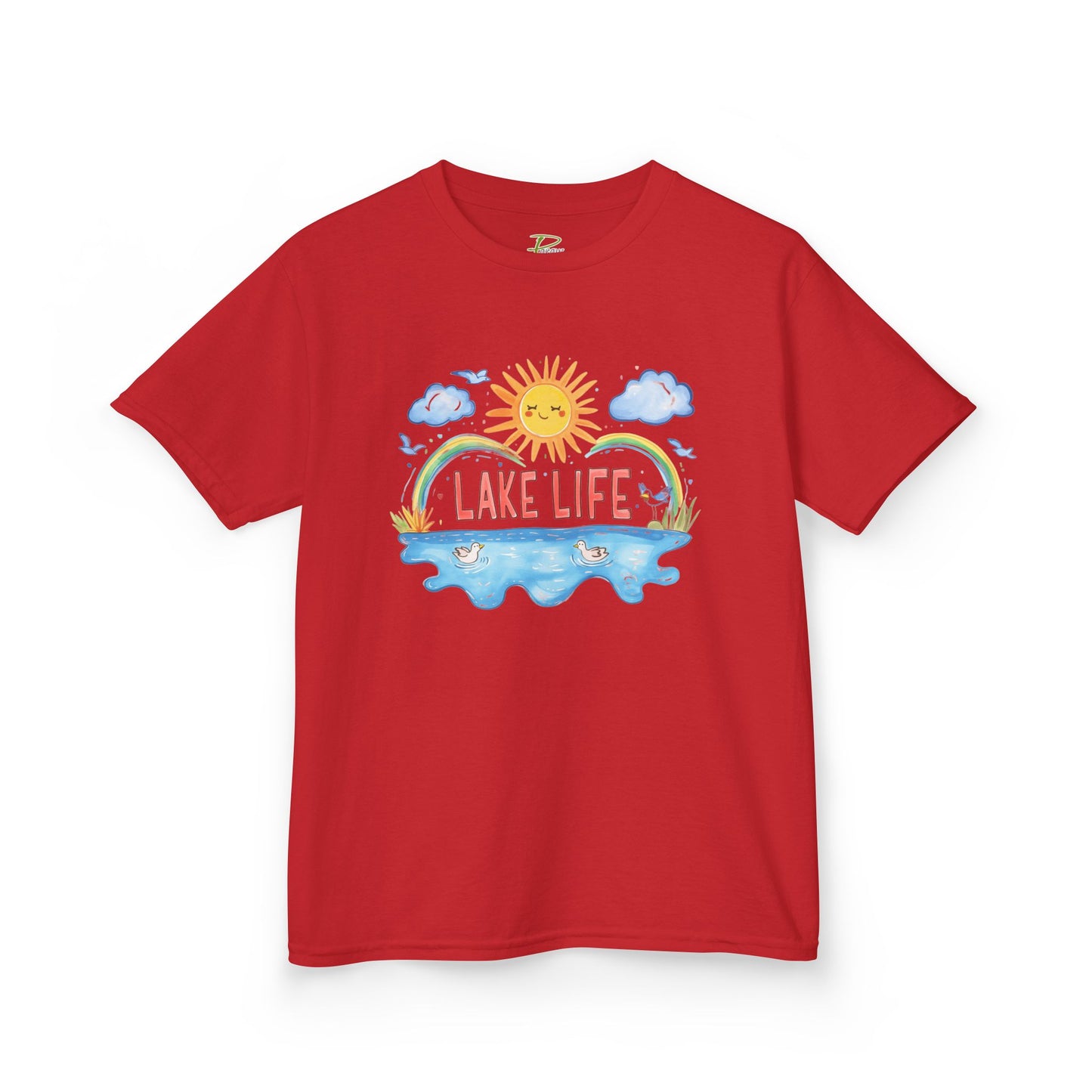 Kids Lake Life Tee - Fun and Playful Summer Shirt for Outdoor Adventures