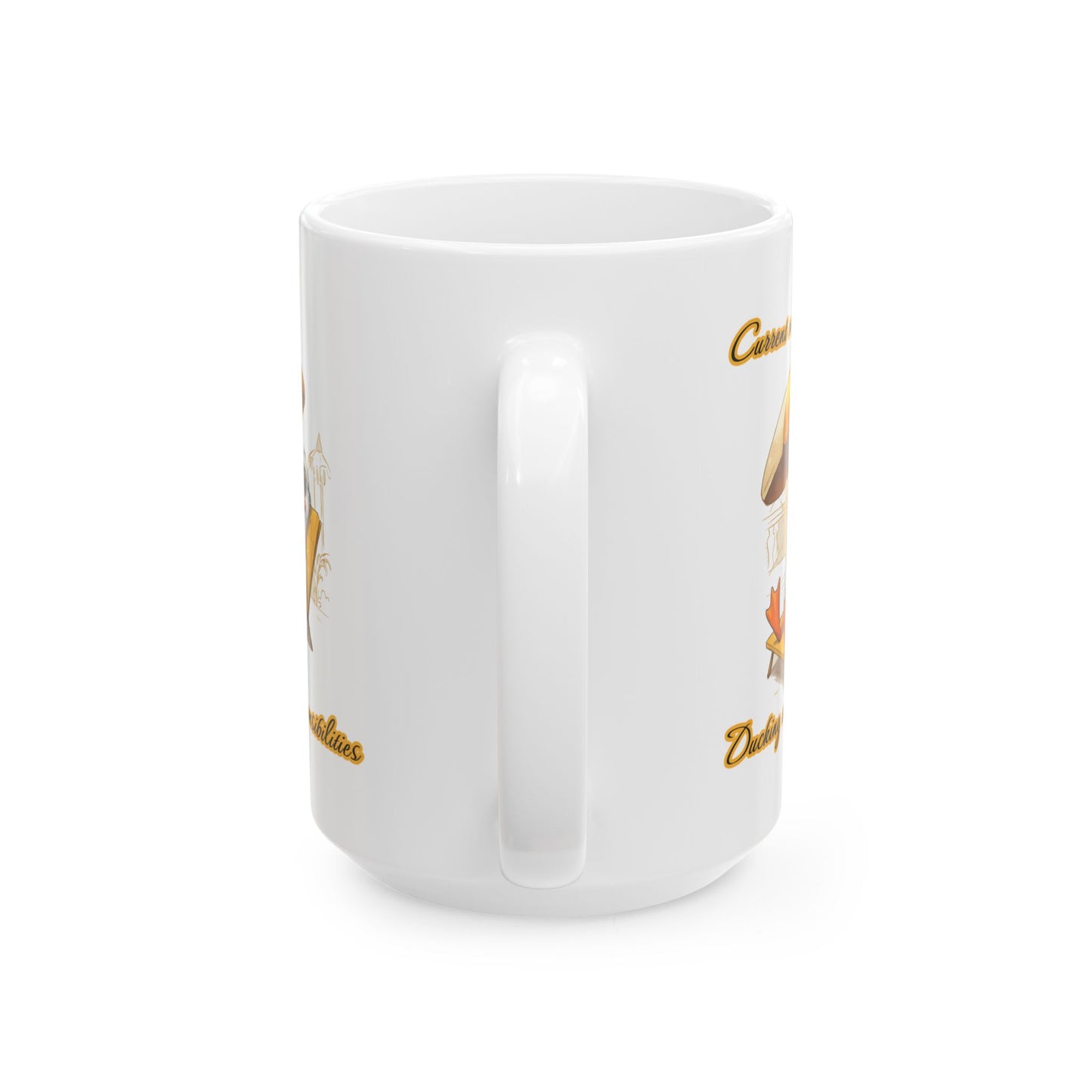 Chillaxing Duck Ceramic Mug - Fun Coffee Cup for Relaxation Lovers