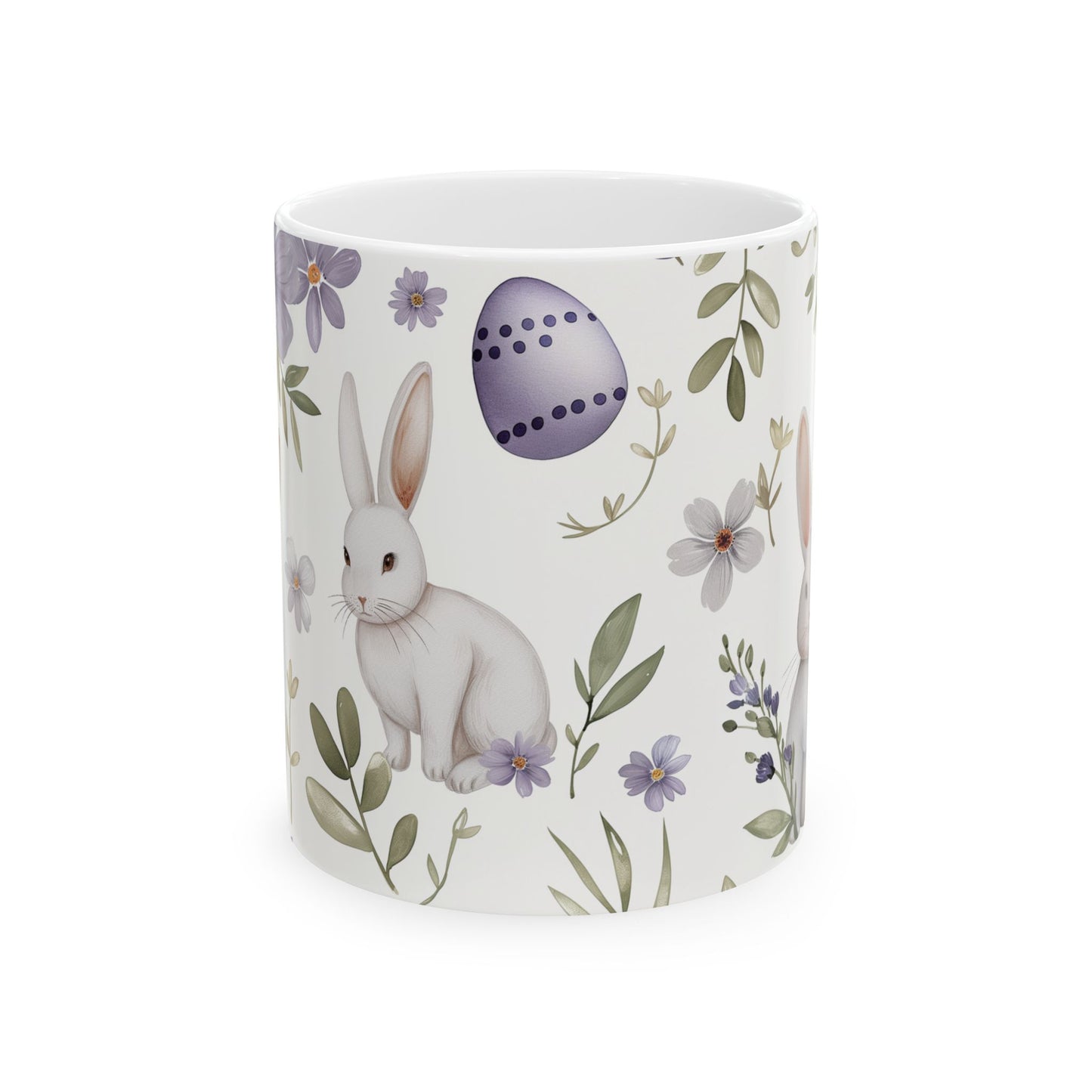 Easter Bunny Ceramic Mug - Ceramic Mug, (11oz, 15oz) - Easter Gift