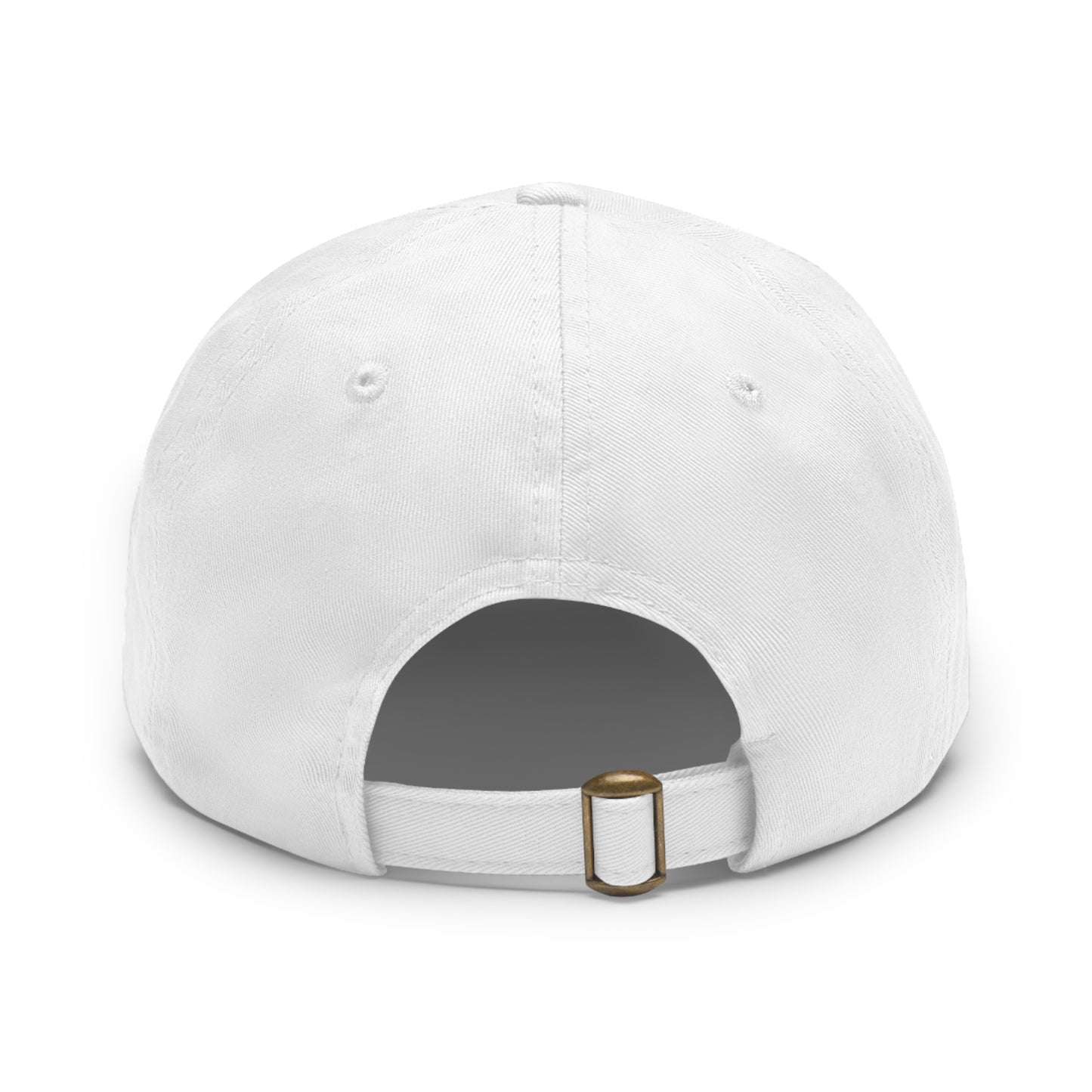 Lion Design Dad Hat with Leather Patch – Stylish Casual Hat for Animal Lovers