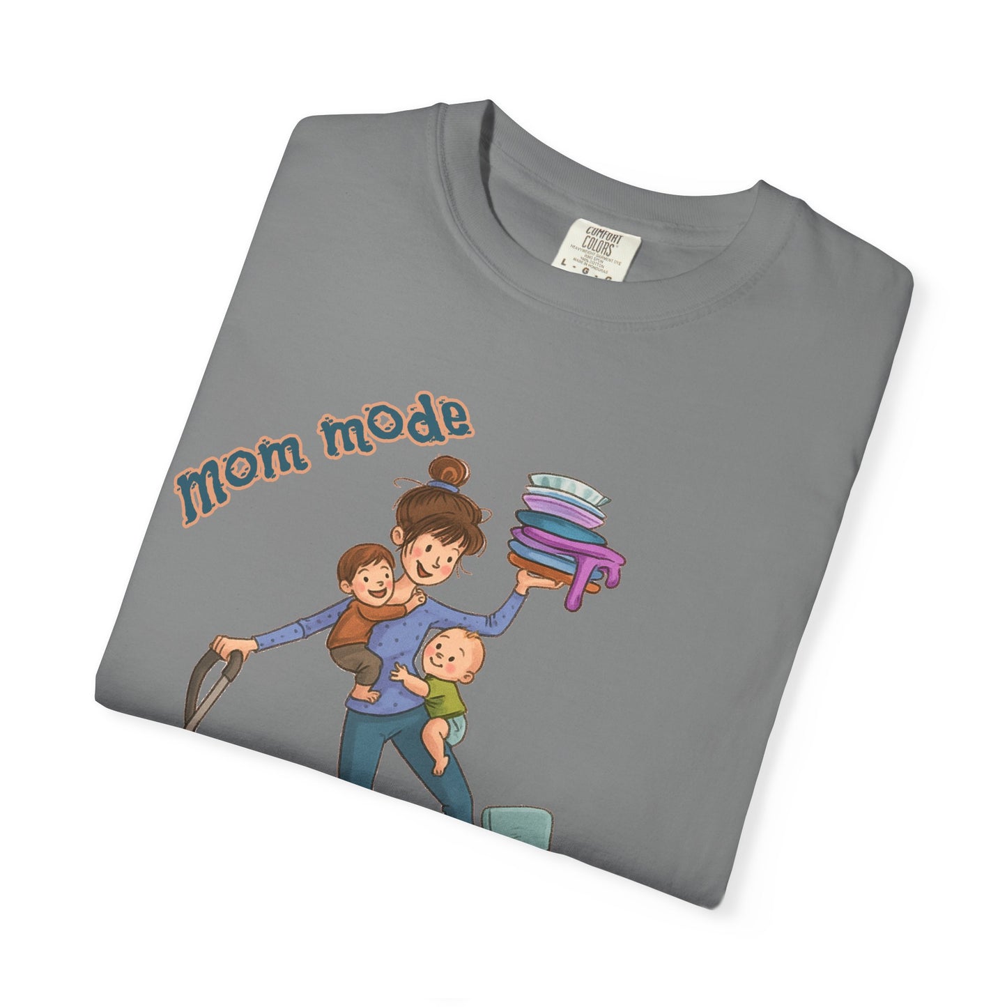 Funny Mom Life T-Shirt - "Mom Mode Always On" - Gift for mom - Birthday Gift - Mother's Day Gift