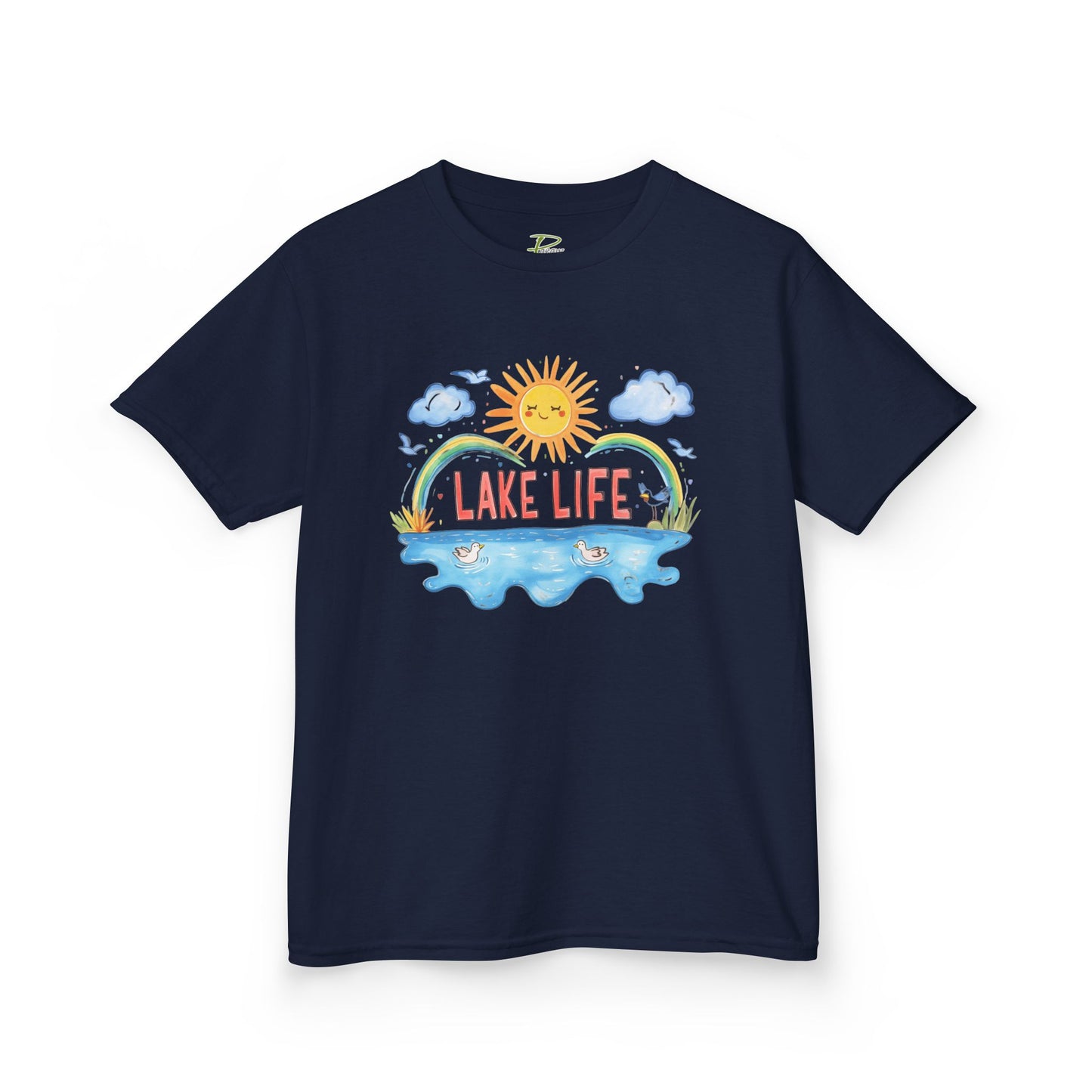 Kids Lake Life Tee - Fun and Playful Summer Shirt for Outdoor Adventures