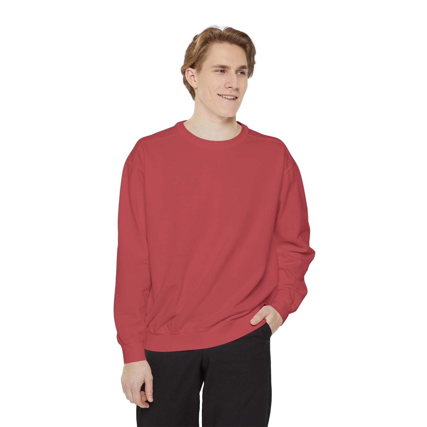 Butterfly Design Unisex Garment-Dyed Sweatshirt - Butterfly Sweatshirt