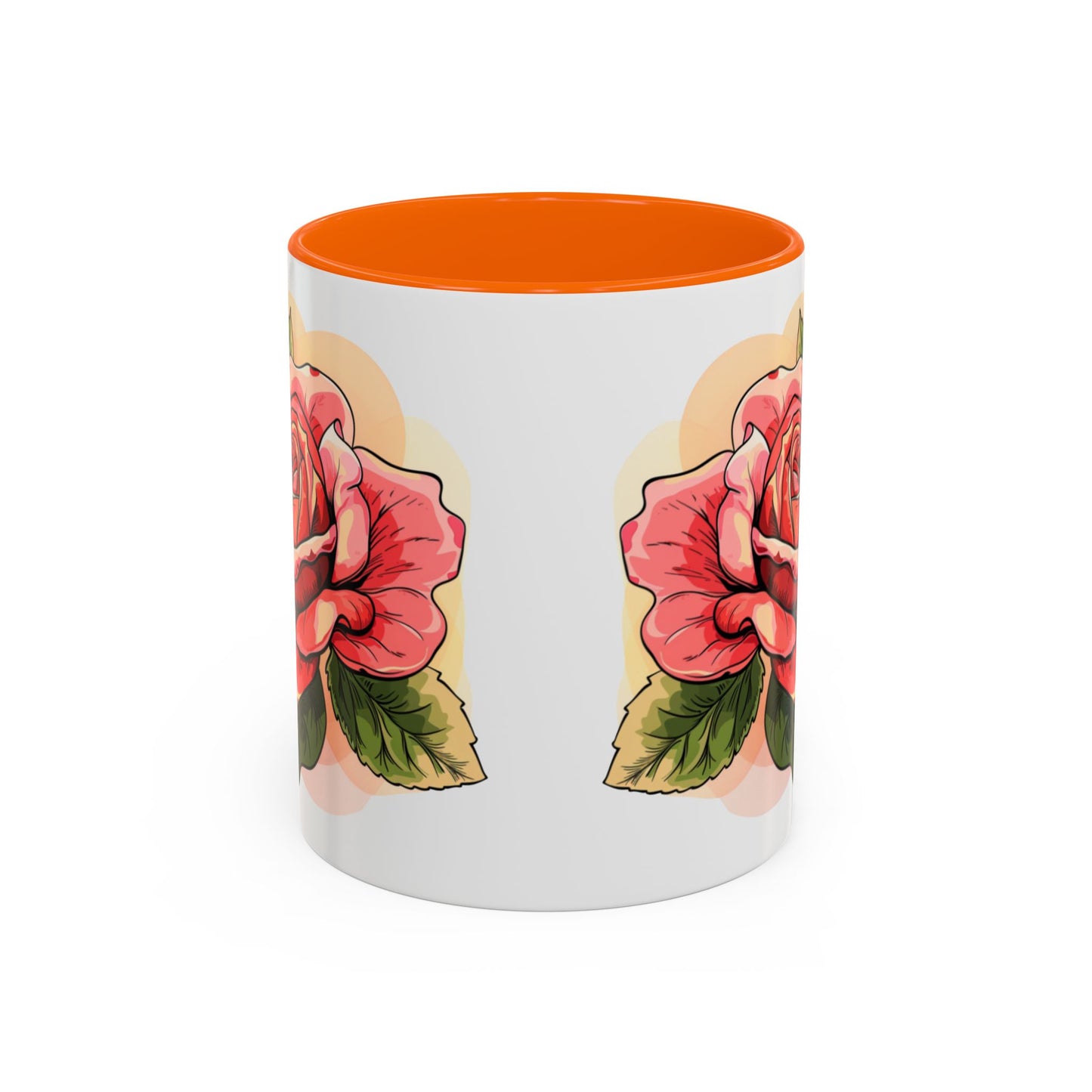 Elegant Floral Accent Coffee Mug - Perfect Gift for Garden Lovers