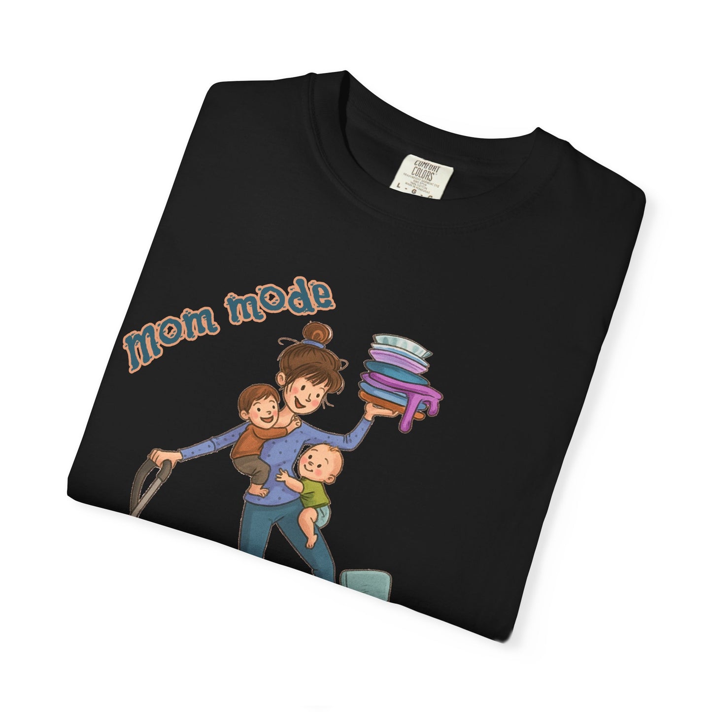 Funny Mom Life T-Shirt - "Mom Mode Always On" - Gift for mom - Birthday Gift - Mother's Day Gift