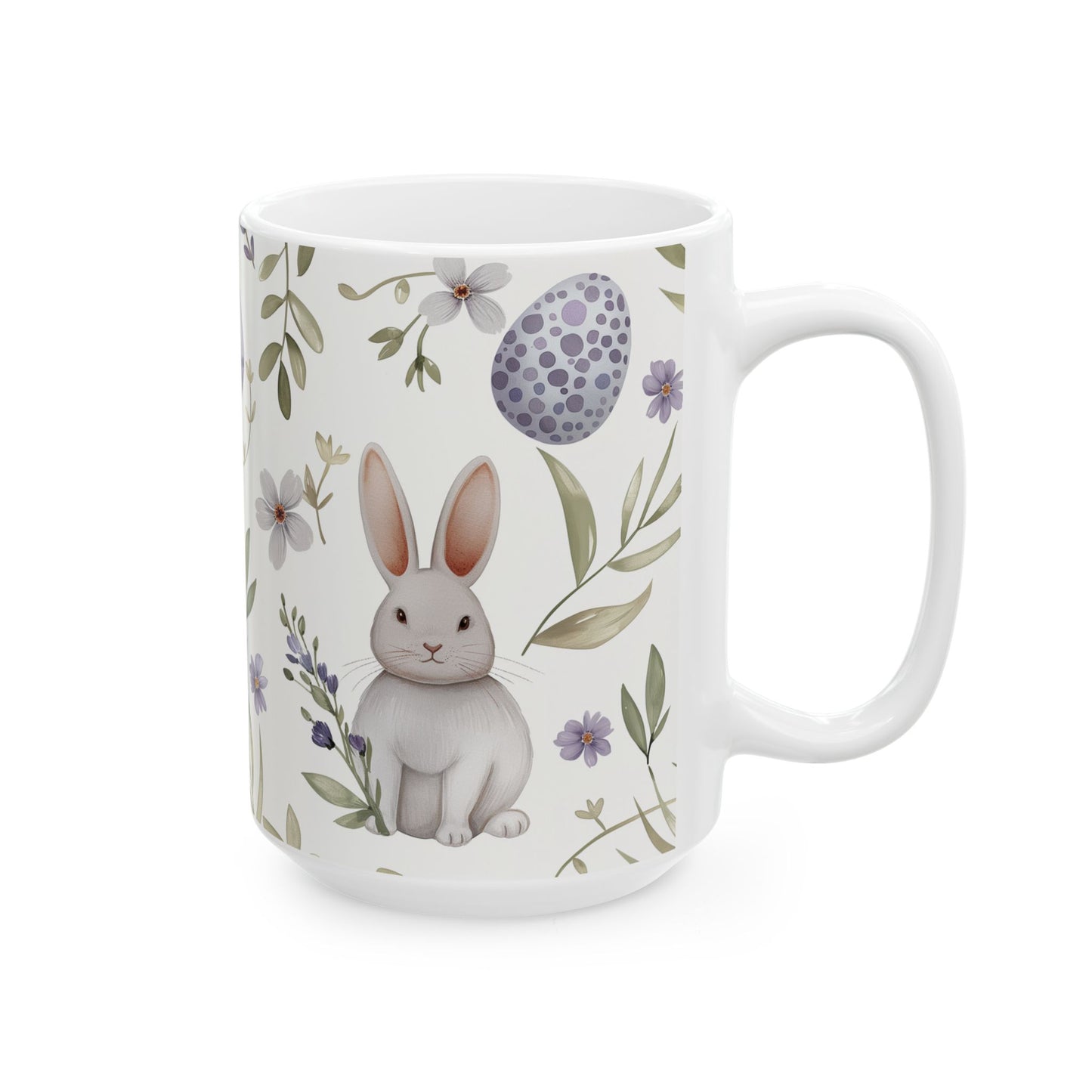 Easter Bunny Ceramic Mug - Ceramic Mug, (11oz, 15oz) - Easter Gift