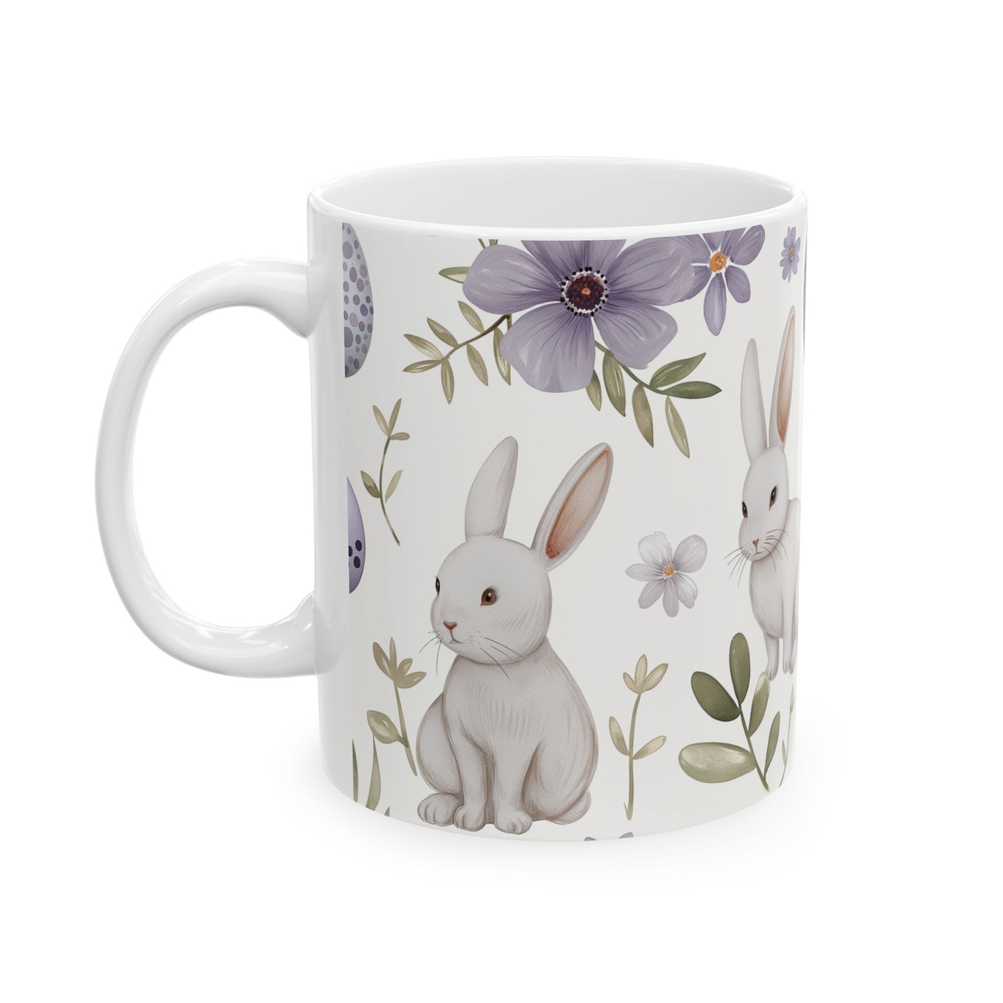Easter Bunny Ceramic Mug - Ceramic Mug, (11oz, 15oz) - Easter Gift
