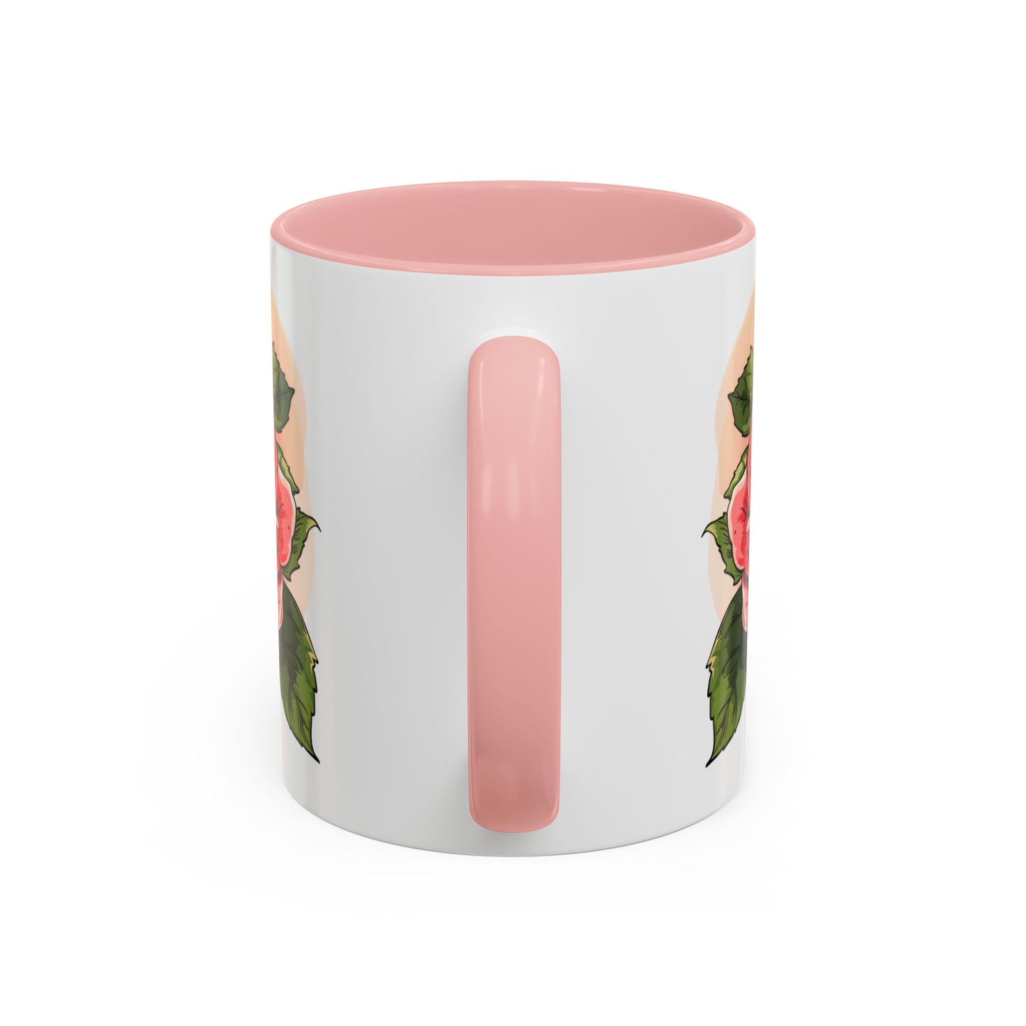 Elegant Floral Accent Coffee Mug - Perfect Gift for Garden Lovers